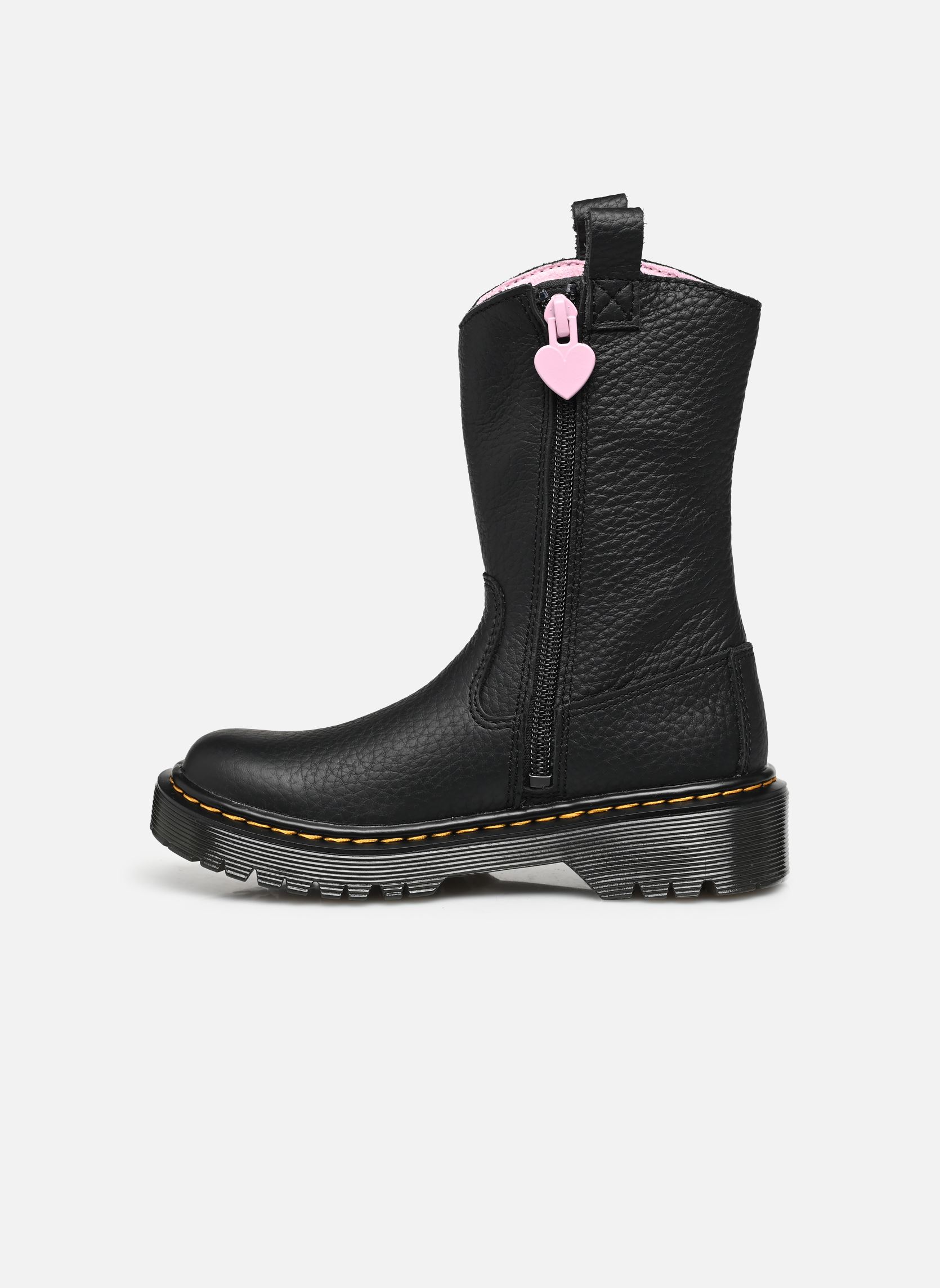 Bottines Bex Heart P-O Boot J fille noir Dr. Martens Bottines Bex Heart P-O Boot J fille noir BLACK CLASSIC NAPPA