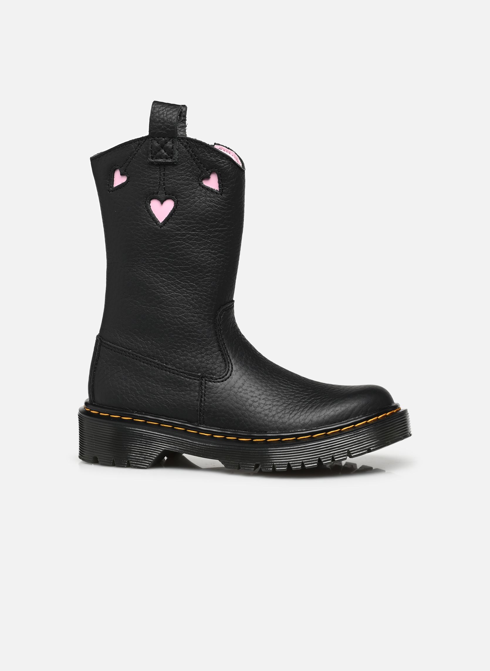 Bottines Bex Heart P-O Boot J fille noir Dr. Martens Bottines Bex Heart P-O Boot J fille noir BLACK CLASSIC NAPPA