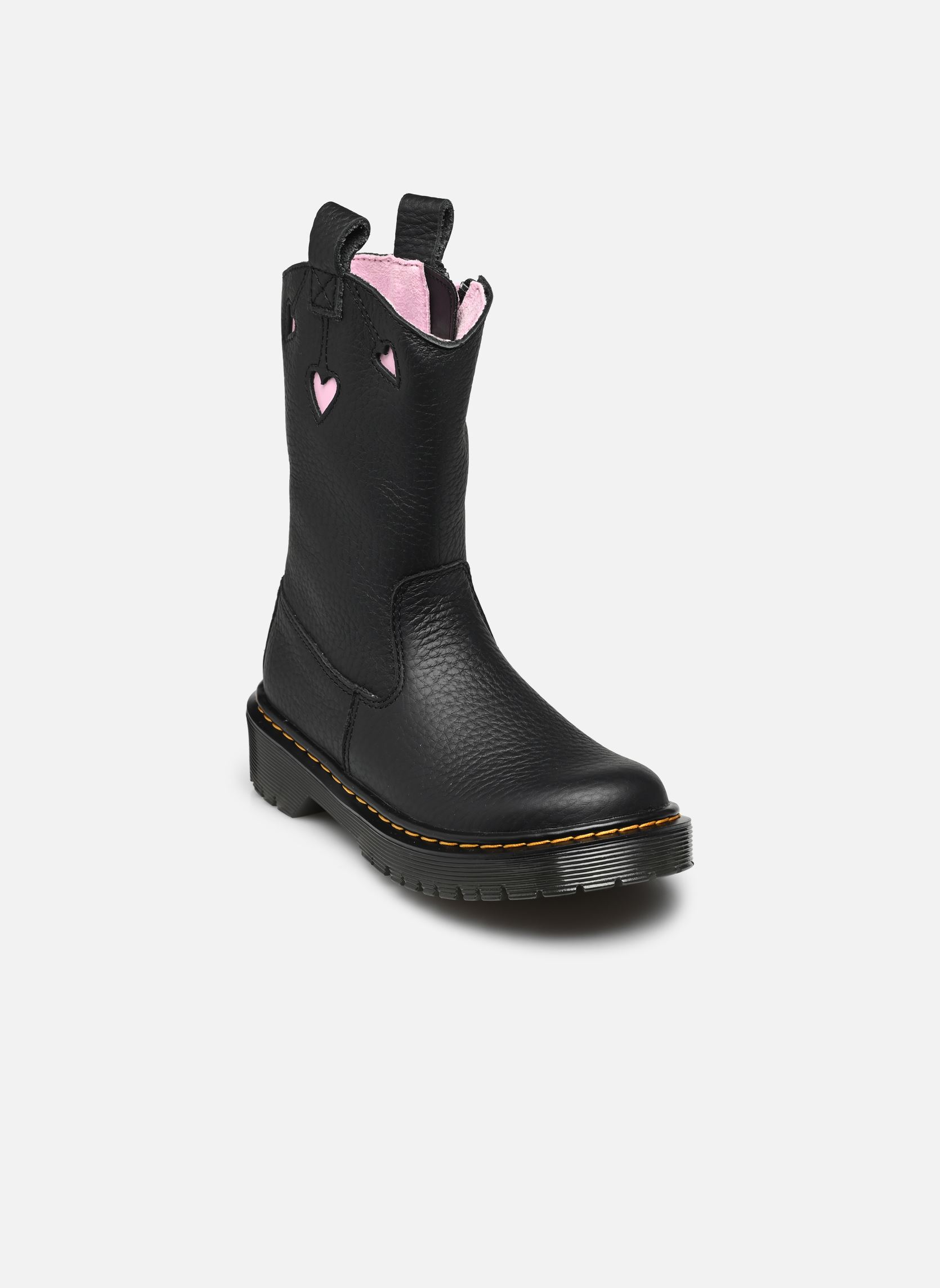Boots enfant Dr. Martens Bex Heart P O Boot J Classic Nappa - vue 2