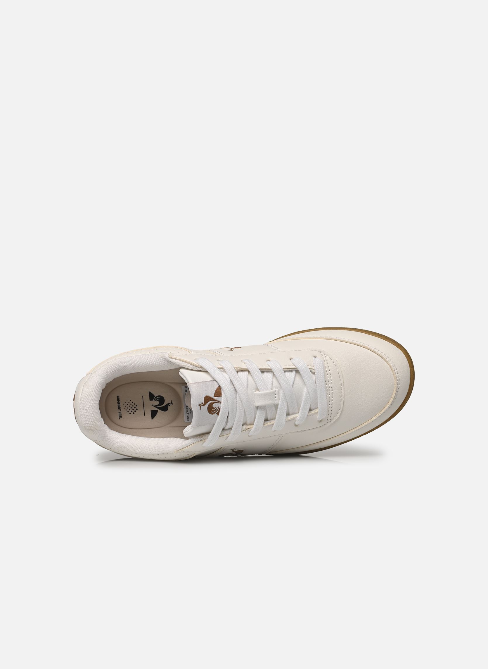 Baskets LCS DERBY 1 blanc Le Coq Sportif Baskets LCS DERBY 1 blanc optical white/gum 2