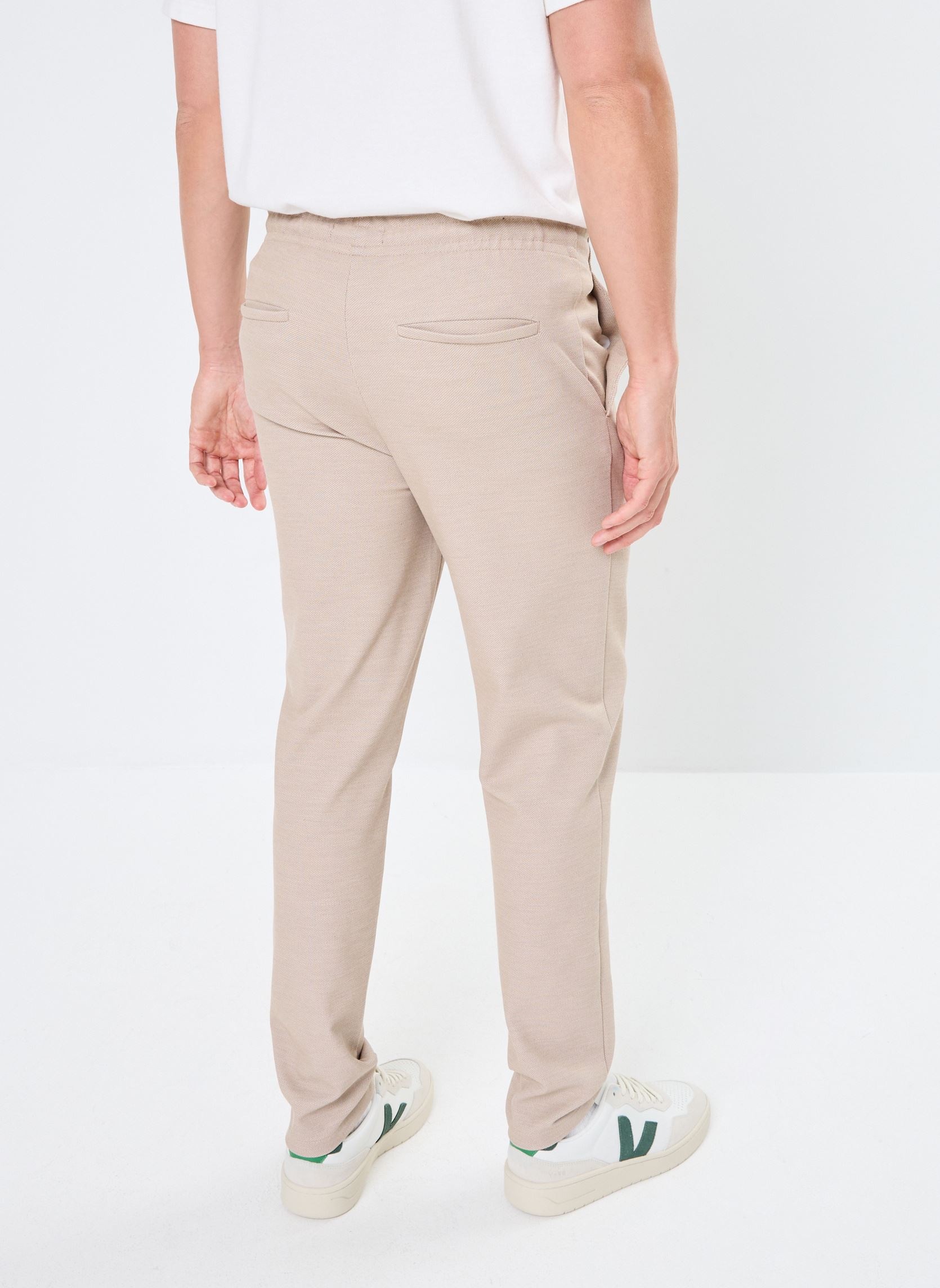 Pantalons chino PORSMOUTH homme beige Marvin&Co Pantalons chino PORSMOUTH homme beige WHITE PEPPER