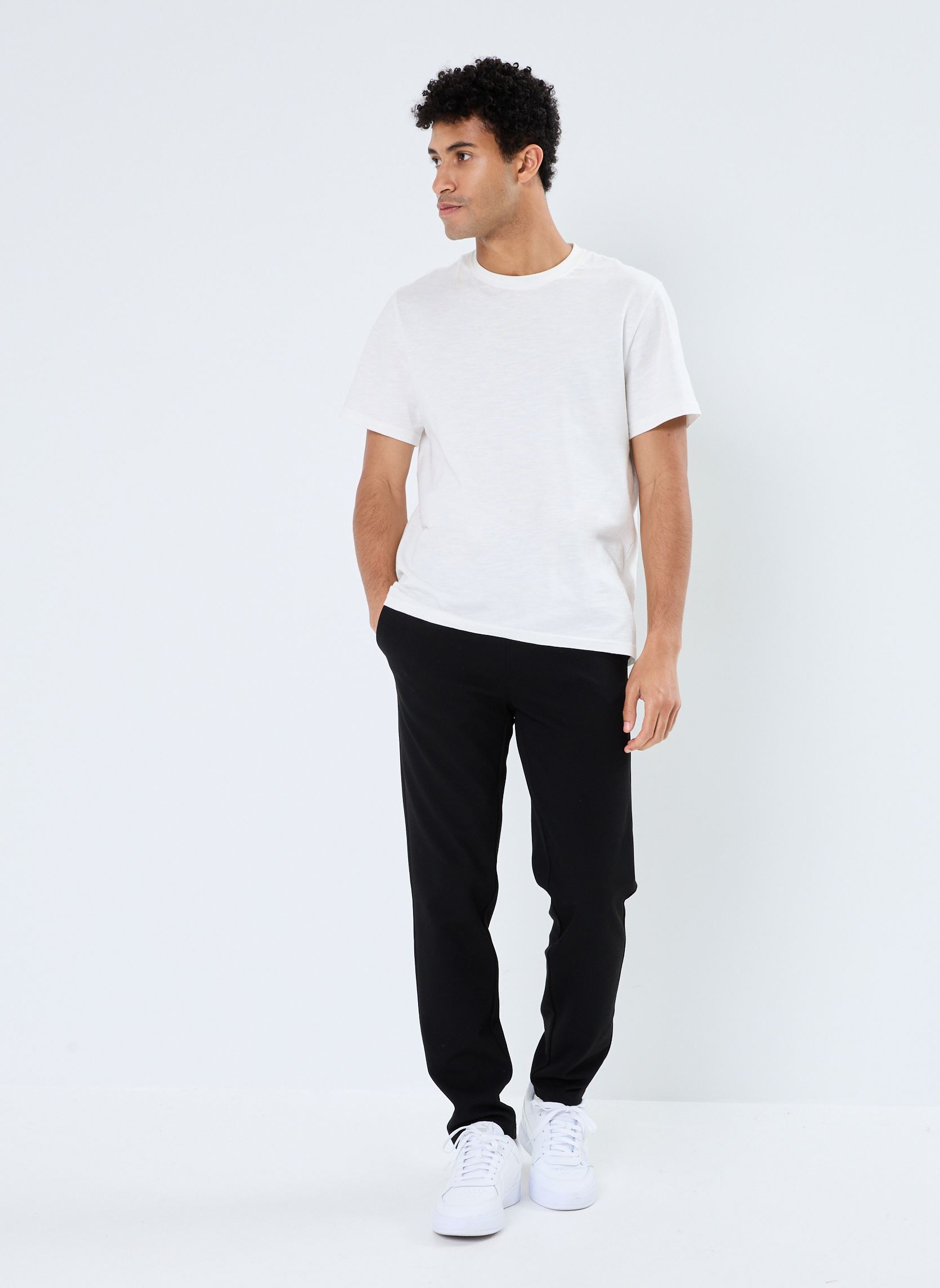 Pantalons chino PORSMOUTH homme noir Marvin&Co Pantalons chino PORSMOUTH homme noir Black Beauty