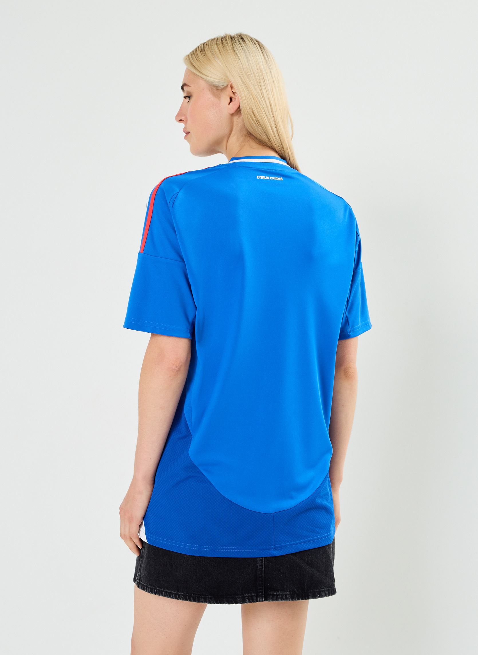 Tee-shirts manches courtes Maillot de foot Italie FIGC H JSY W - Un femme bleu adidas sportswear Tee-shirts manches courtes Maillot de foot Italie FIGC H JSY W - Un femme bleu BLEU
