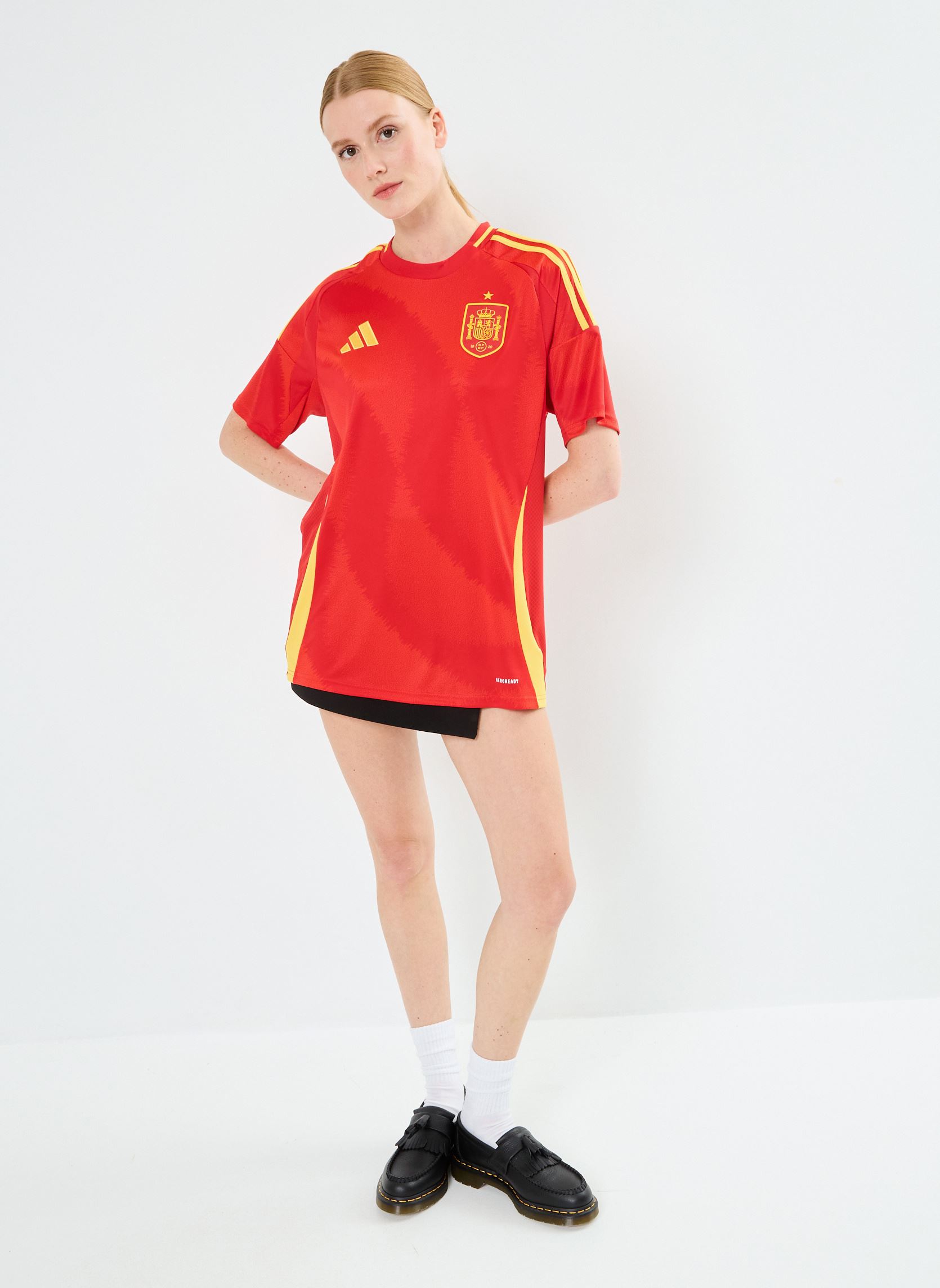 Kurzarm-T-Shirts Maillot de foot Espagne FEF H JSY W - Un damen orange adidas sportswear Kurzarm-T-Shirts Maillot de foot Espagne FEF H JSY W - Un damen orange MEIPOU