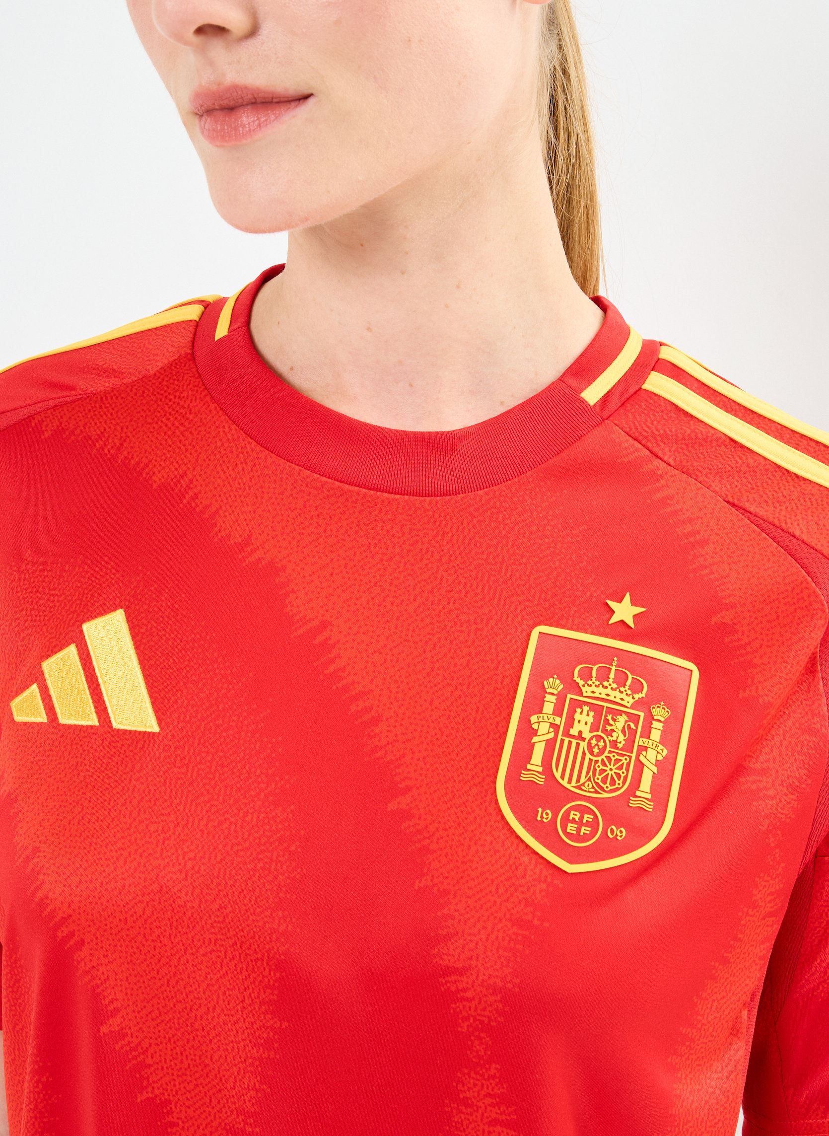 Kurzarm-T-Shirts Maillot de foot Espagne FEF H JSY W - Un damen orange adidas sportswear Kurzarm-T-Shirts Maillot de foot Espagne FEF H JSY W - Un damen orange MEIPOU