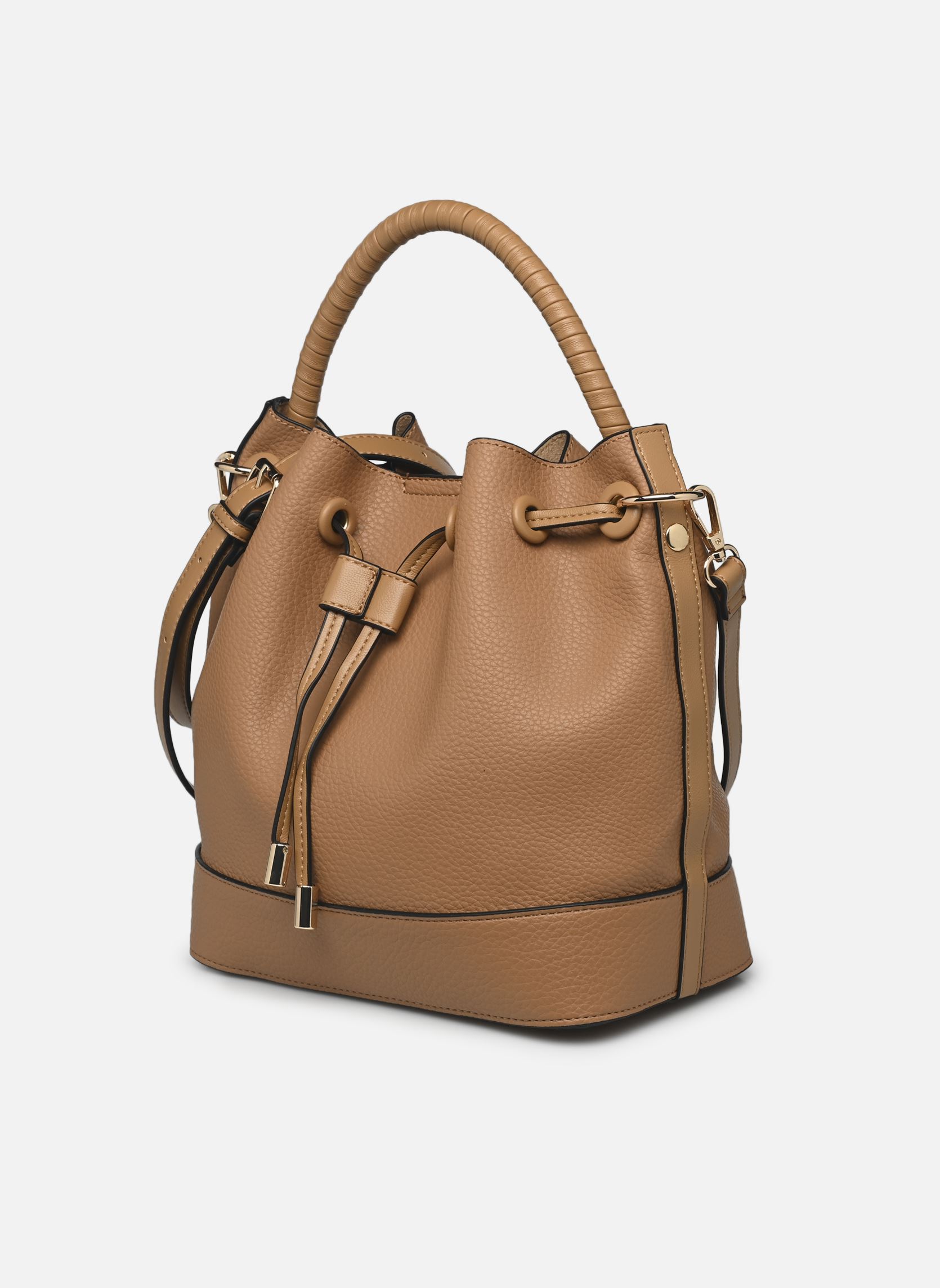 Sacs bandoulière Sac seau BOSEAU femme marron MADE BY Sacs bandoulière Sac seau BOSEAU femme marron CAMEL