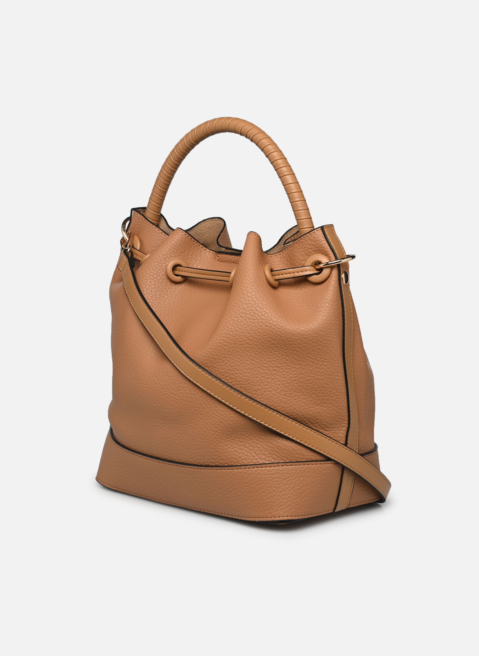 Sacs bandoulière Sac seau BOSEAU femme marron MADE BY Sacs bandoulière Sac seau BOSEAU femme marron CAMEL