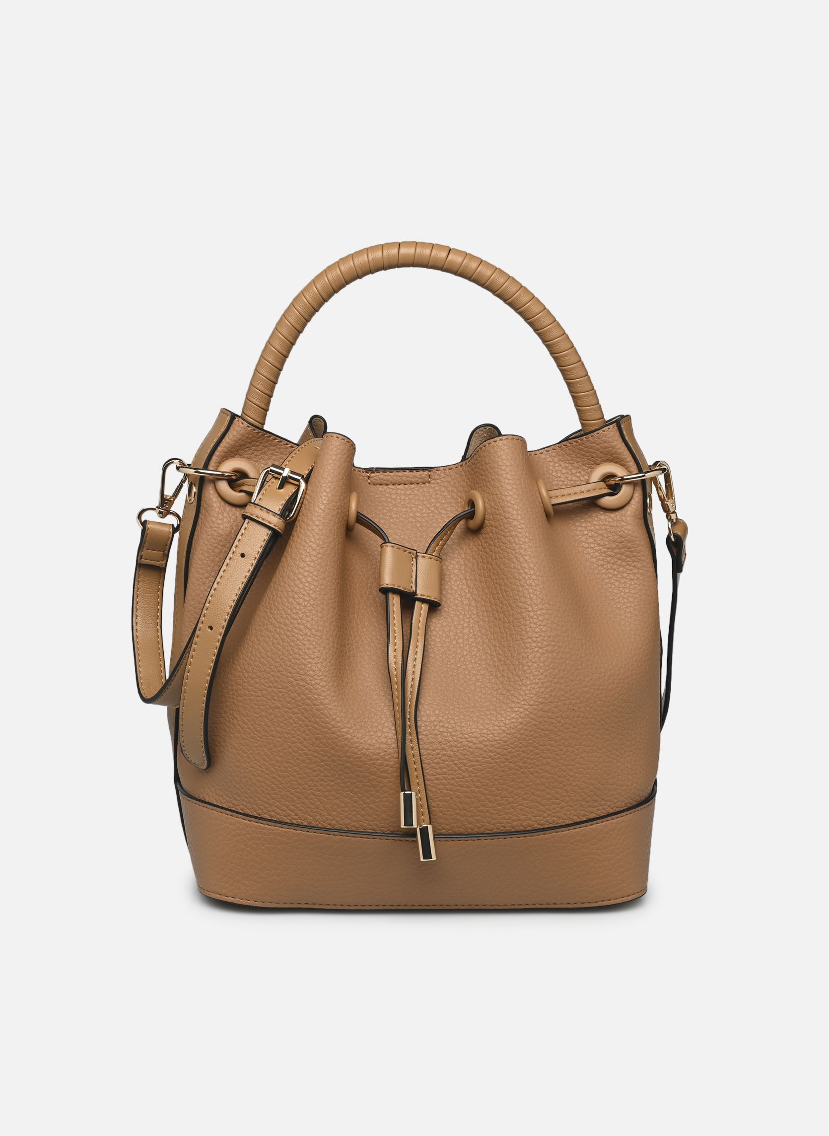 Sacs bandoulière Sac seau BOSEAU femme marron MADE BY Sacs bandoulière Sac seau BOSEAU femme marron CAMEL