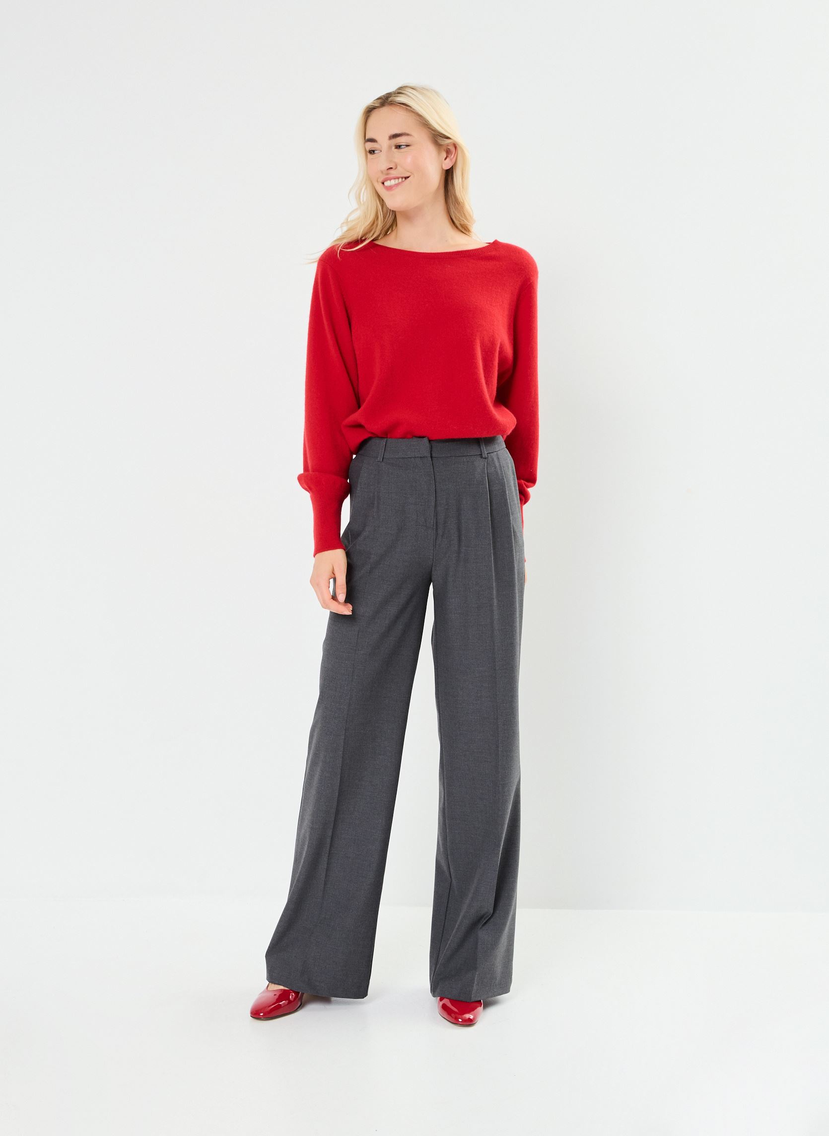 Weite Hosen PFLANNA tall damen grau Georgia Rose Weite Hosen PFLANNA tall damen grau GRIS FONCE