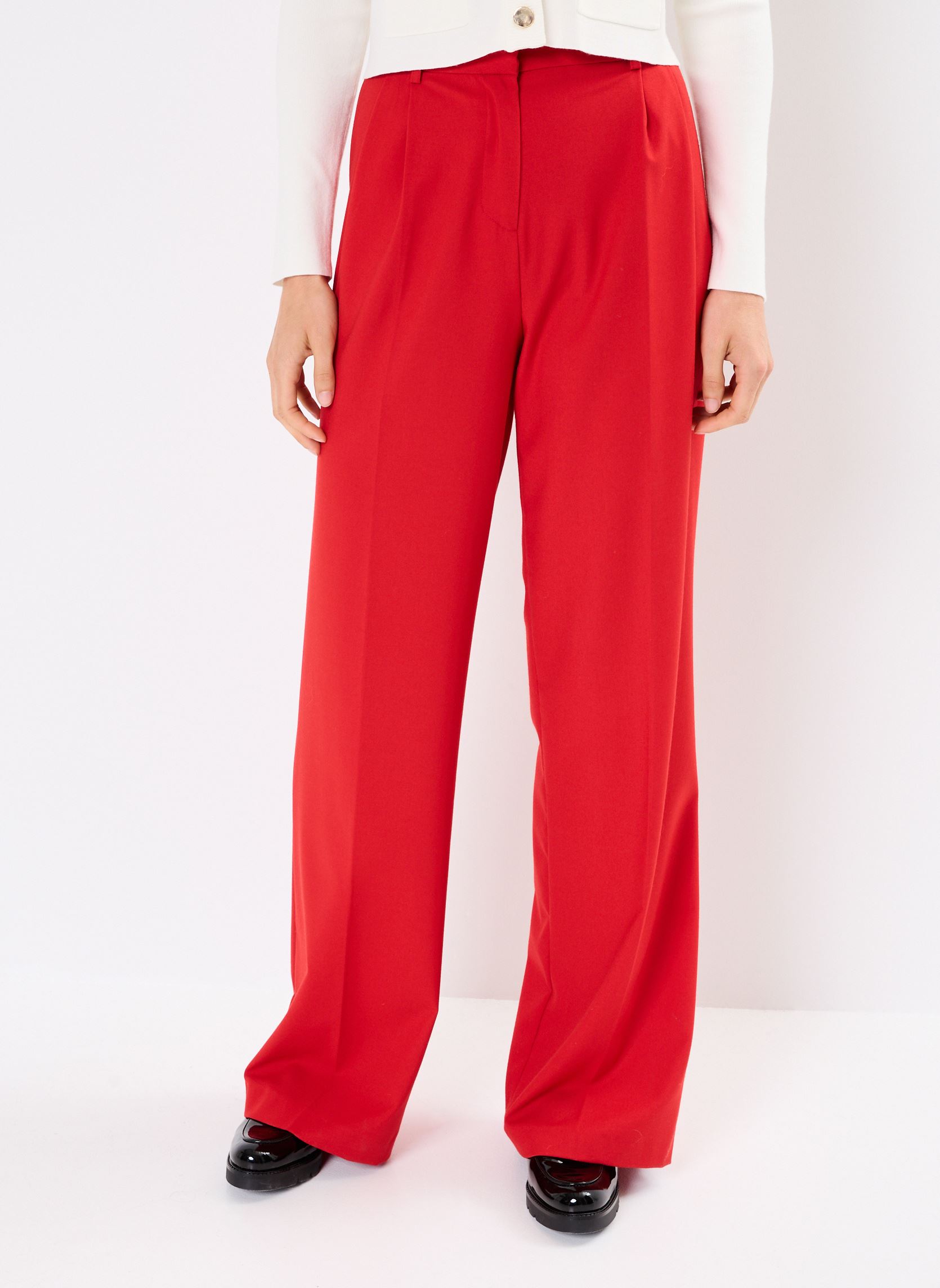 Weite Hosen PFLANNA tall damen rot Georgia Rose Weite Hosen PFLANNA tall damen rot ROUGE