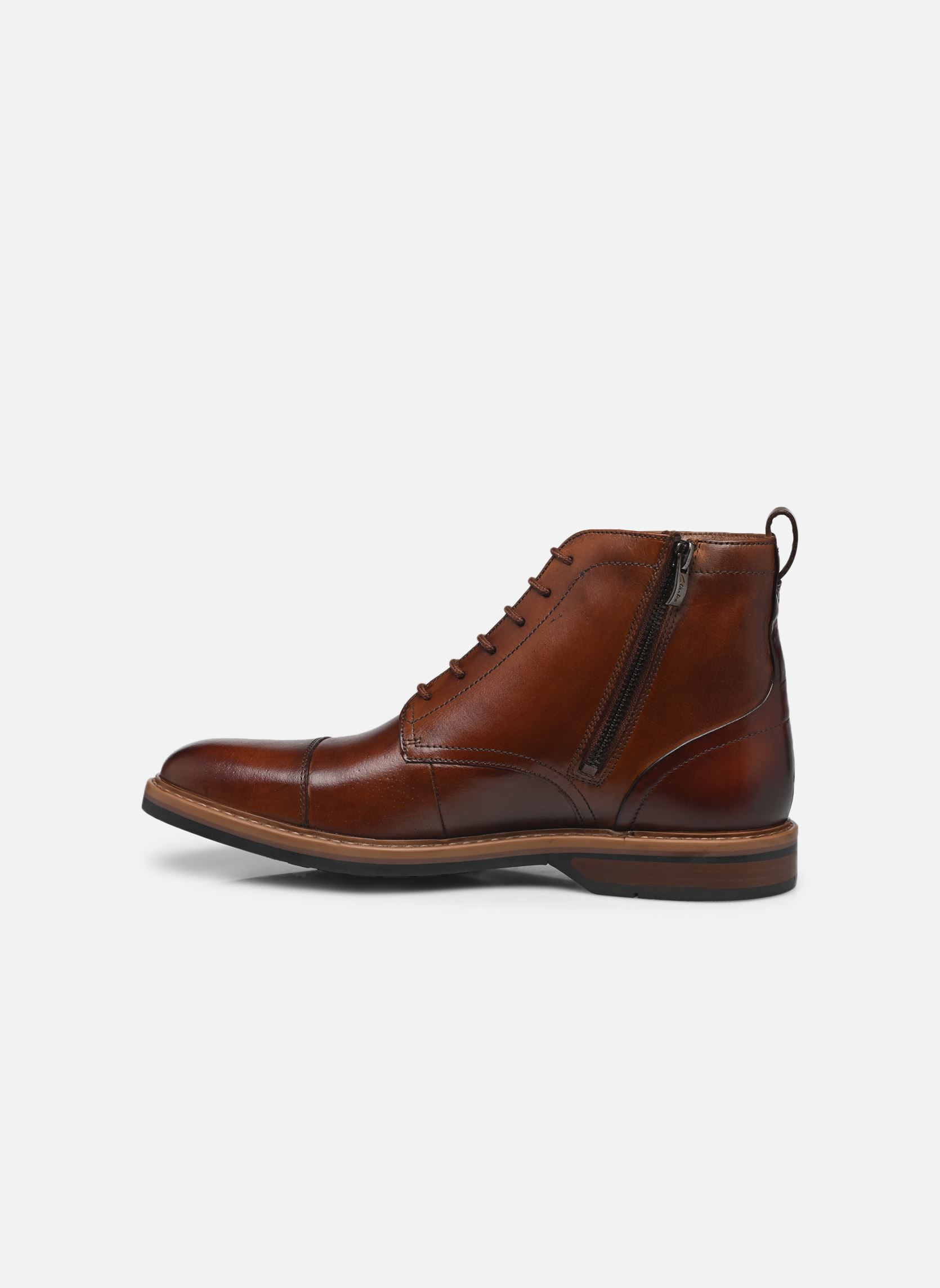 Botines con cordones Aldwin Cap hombre marrón Clarks Botines con cordones Aldwin Cap hombre marrón MID TAN LEA