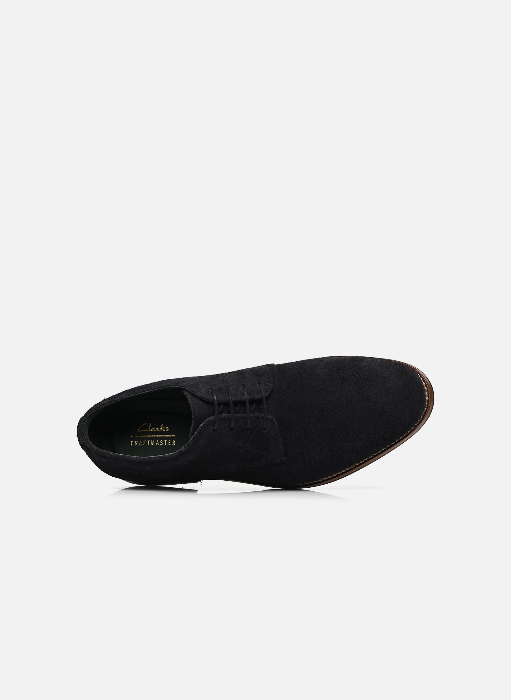 Derbies CraftJames Tie homme bleu Clarks Derbies CraftJames Tie homme bleu NAVY SUEDE