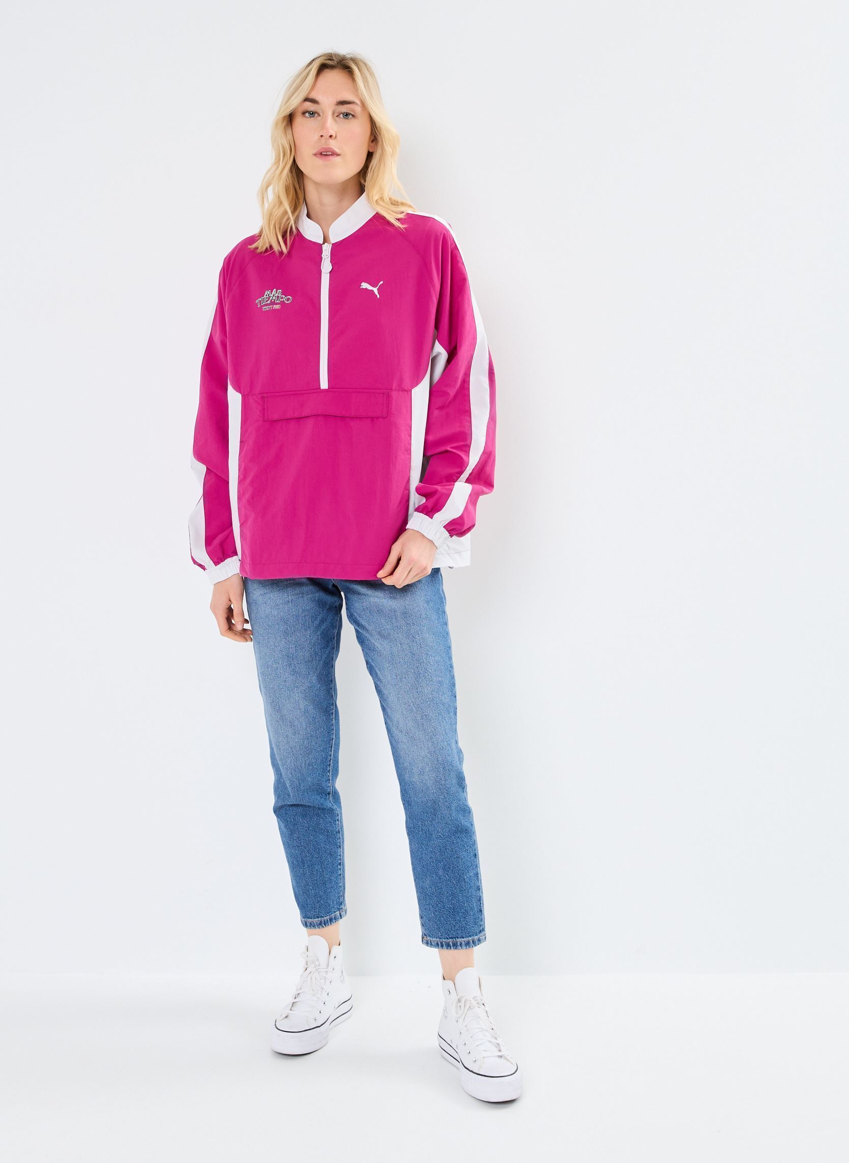 Trainingsjacken Track top PUMA X MAS TIEMPO TOP W - Unis damen mehrfarbig Puma Trainingsjacken Track top PUMA X MAS TIEMPO TOP W - Unis damen mehrfarbig MAGENTA GLEAM