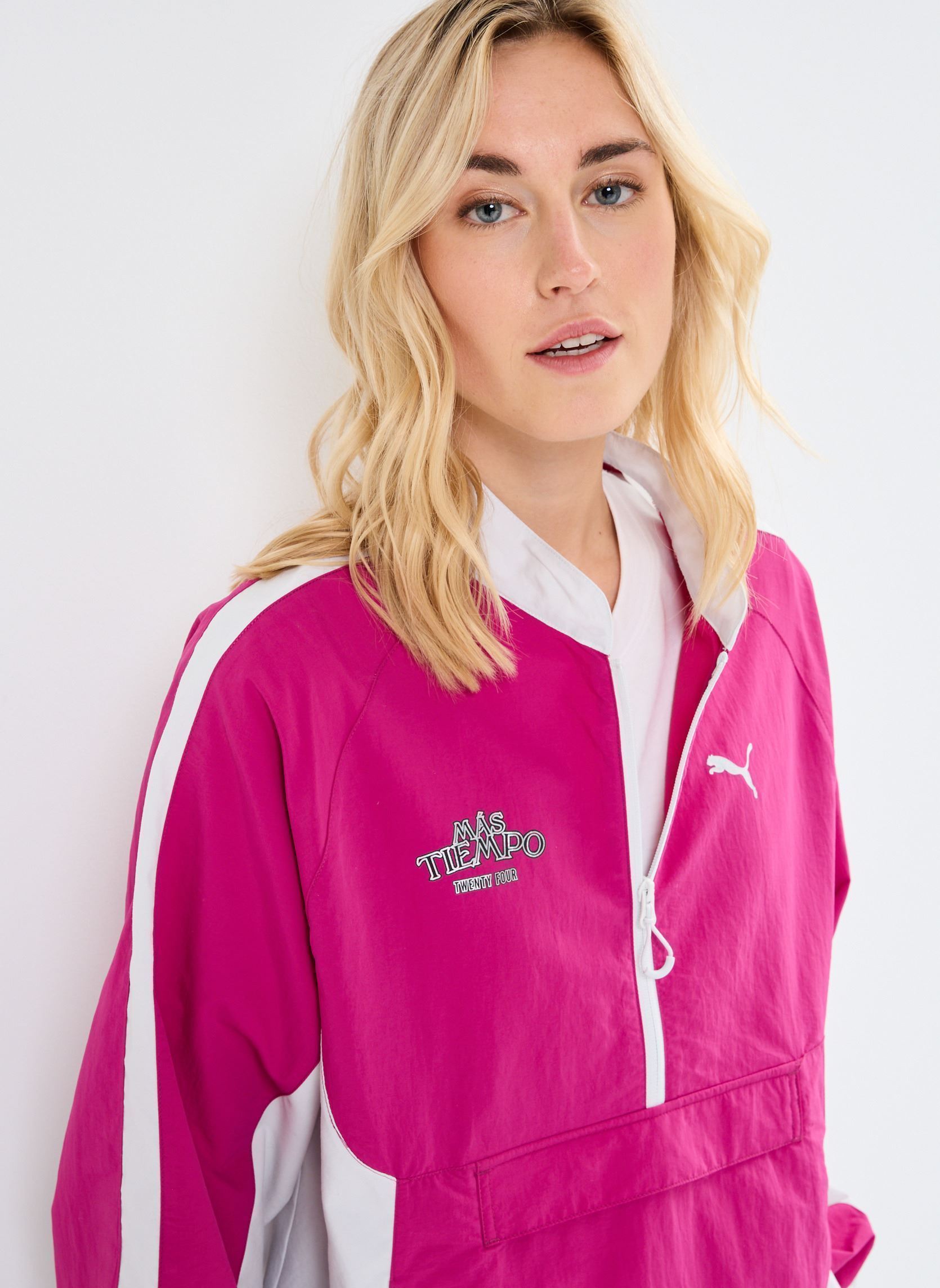 Trainingsjacken Track top PUMA X MAS TIEMPO TOP W - Unis damen mehrfarbig Puma Trainingsjacken Track top PUMA X MAS TIEMPO TOP W - Unis damen mehrfarbig MAGENTA GLEAM