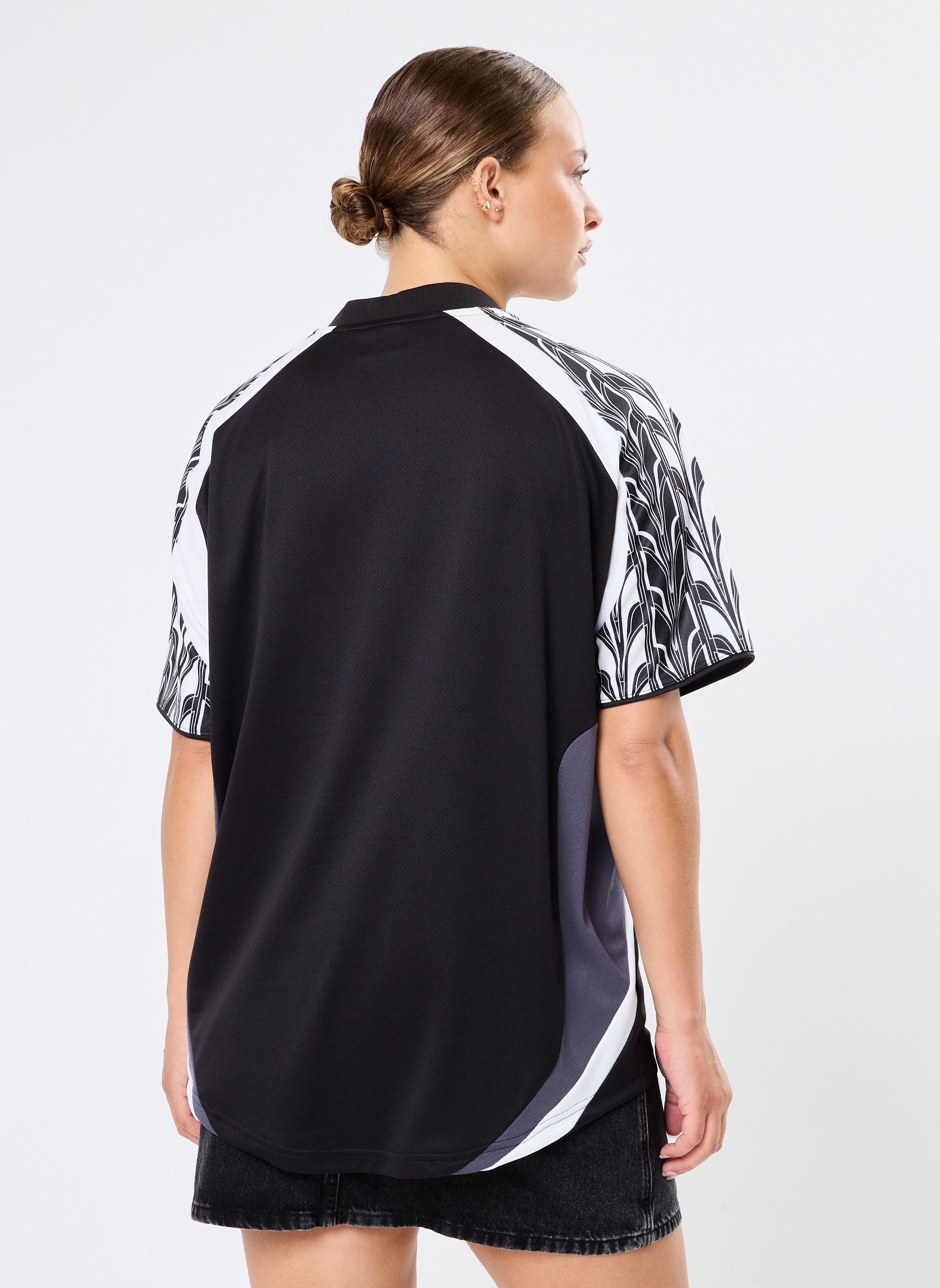 Kurzarm-T-Shirts Maillot de foot M FOOTBALL JSY W - Unise damen schwarz Puma Kurzarm-T-Shirts Maillot de foot M FOOTBALL JSY W - Unise damen schwarz PUMA BLACK-GALACTIC GRAY