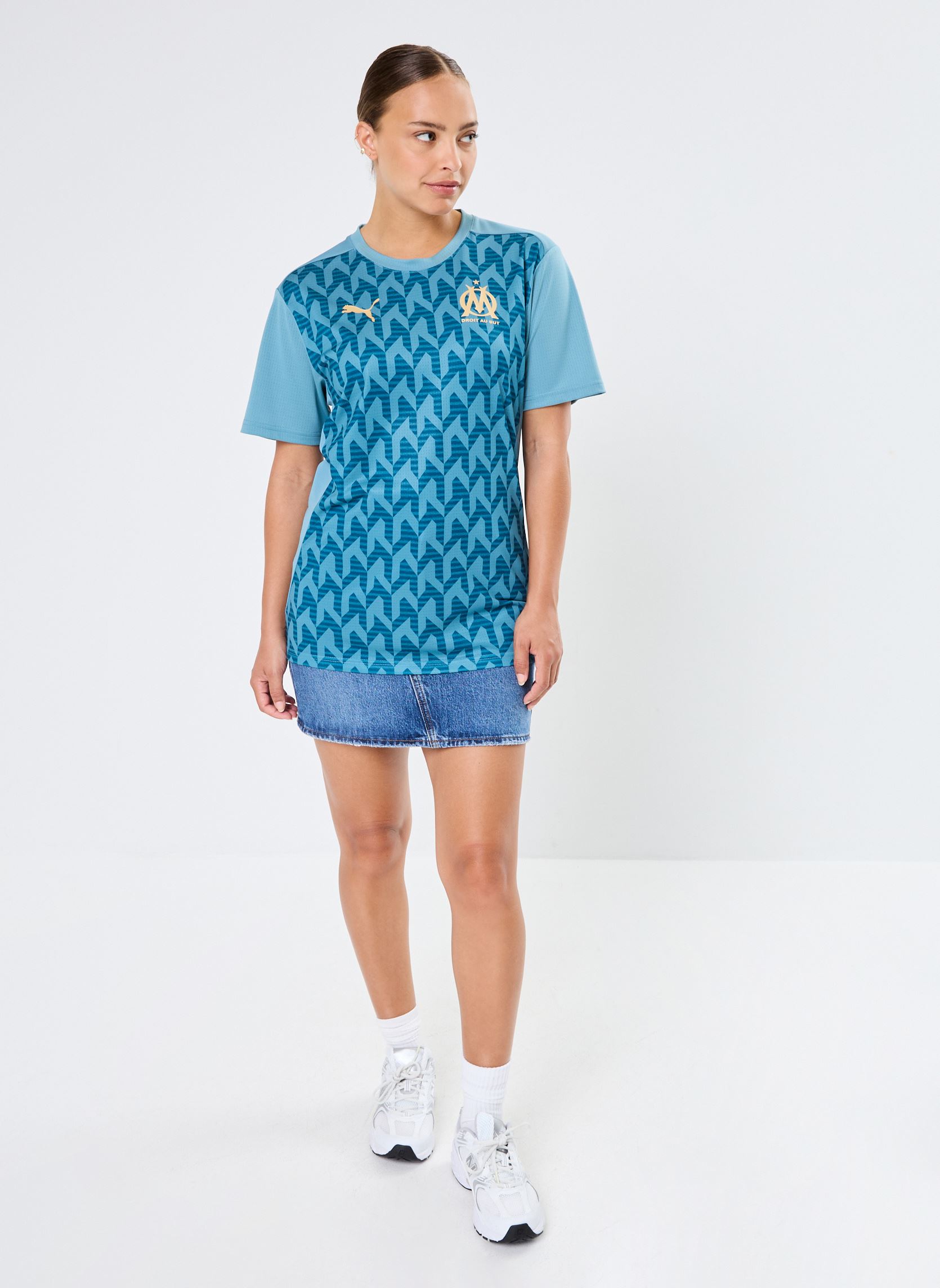 Tee-shirts Maillot de foot Olympique de Marseille p femme noir Puma Tee-shirts Maillot de foot Olympique de Marseille p femme noir BOLD BLUE-OCEAN TROPIC