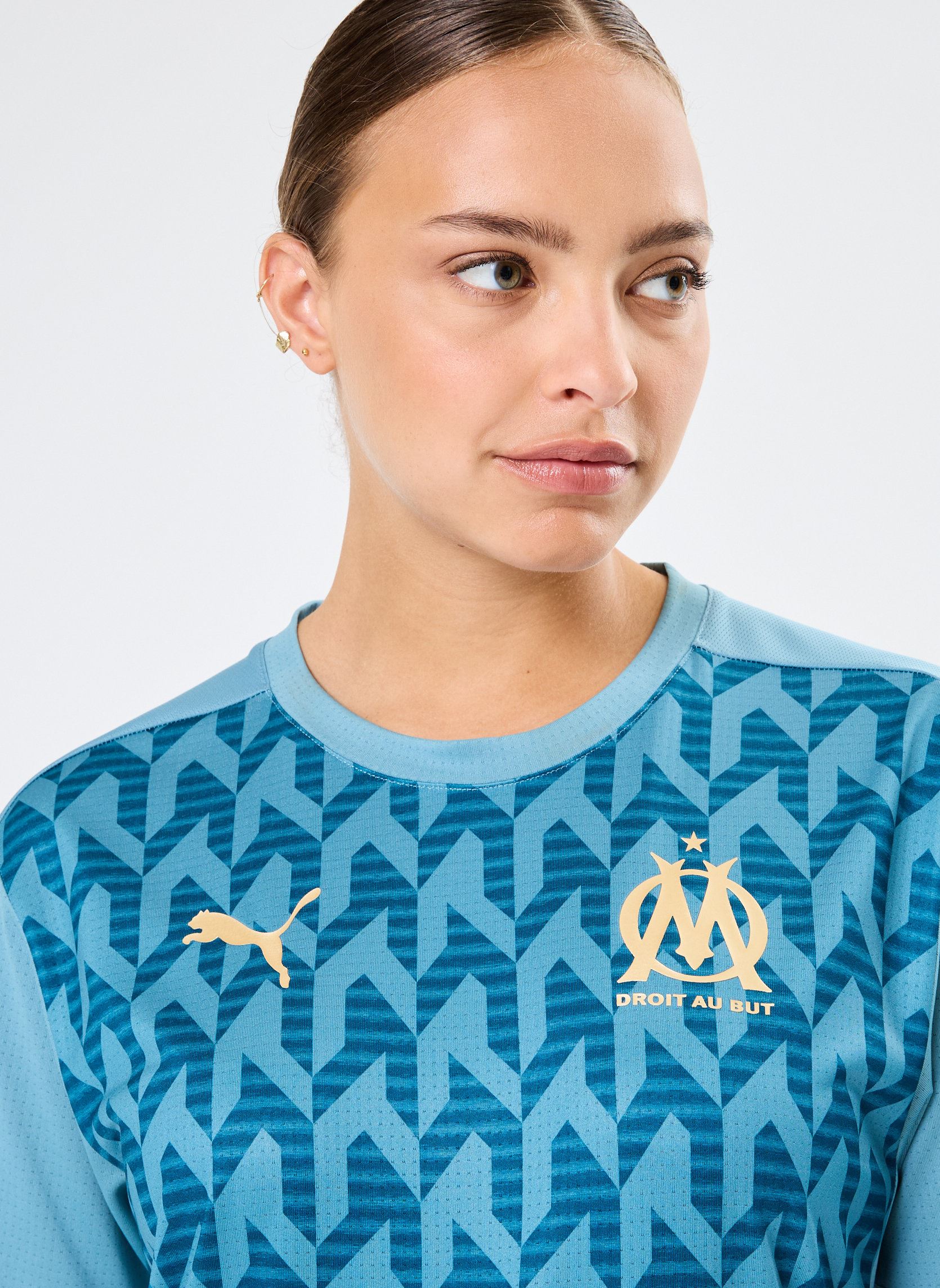 Tee-shirts Maillot de foot Olympique de Marseille p femme noir Puma Tee-shirts Maillot de foot Olympique de Marseille p femme noir BOLD BLUE-OCEAN TROPIC