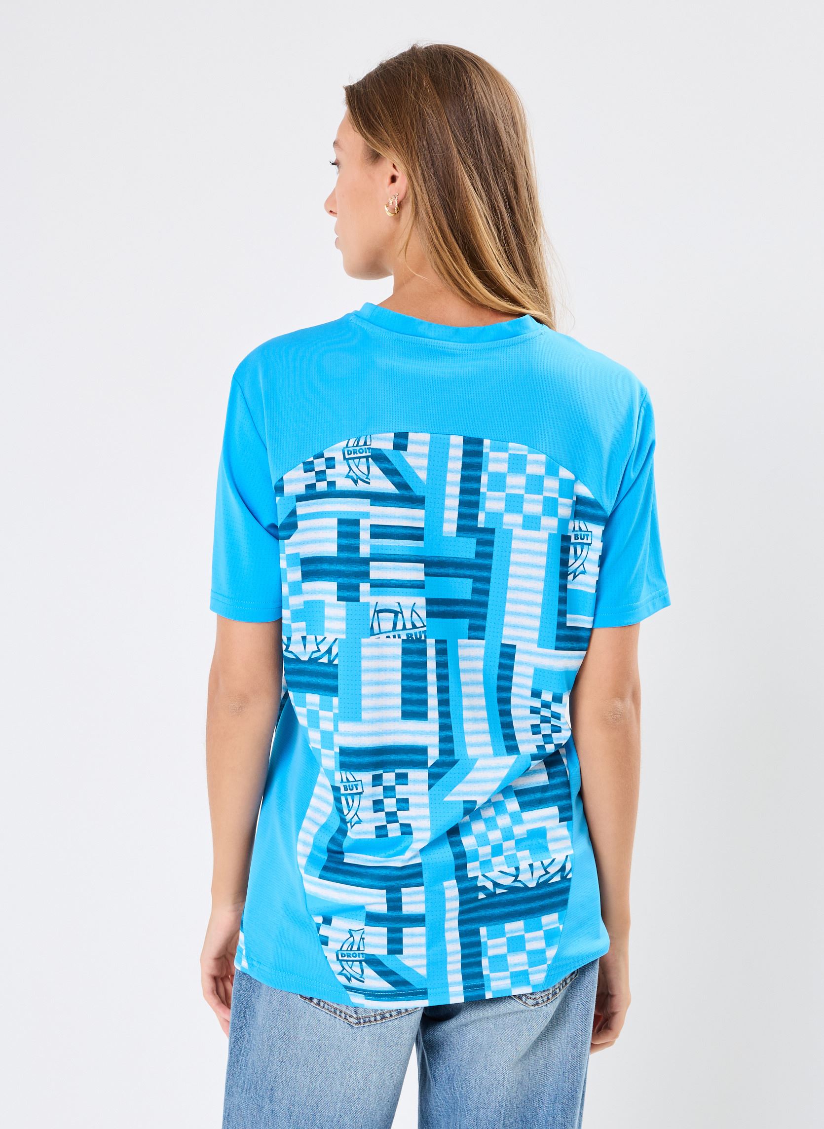 Tee-shirts Maillot de foot Olympique de Marseille p femme noir Puma Tee-shirts Maillot de foot Olympique de Marseille p femme noir BLEU AZUR-OCEAN TROPIC
