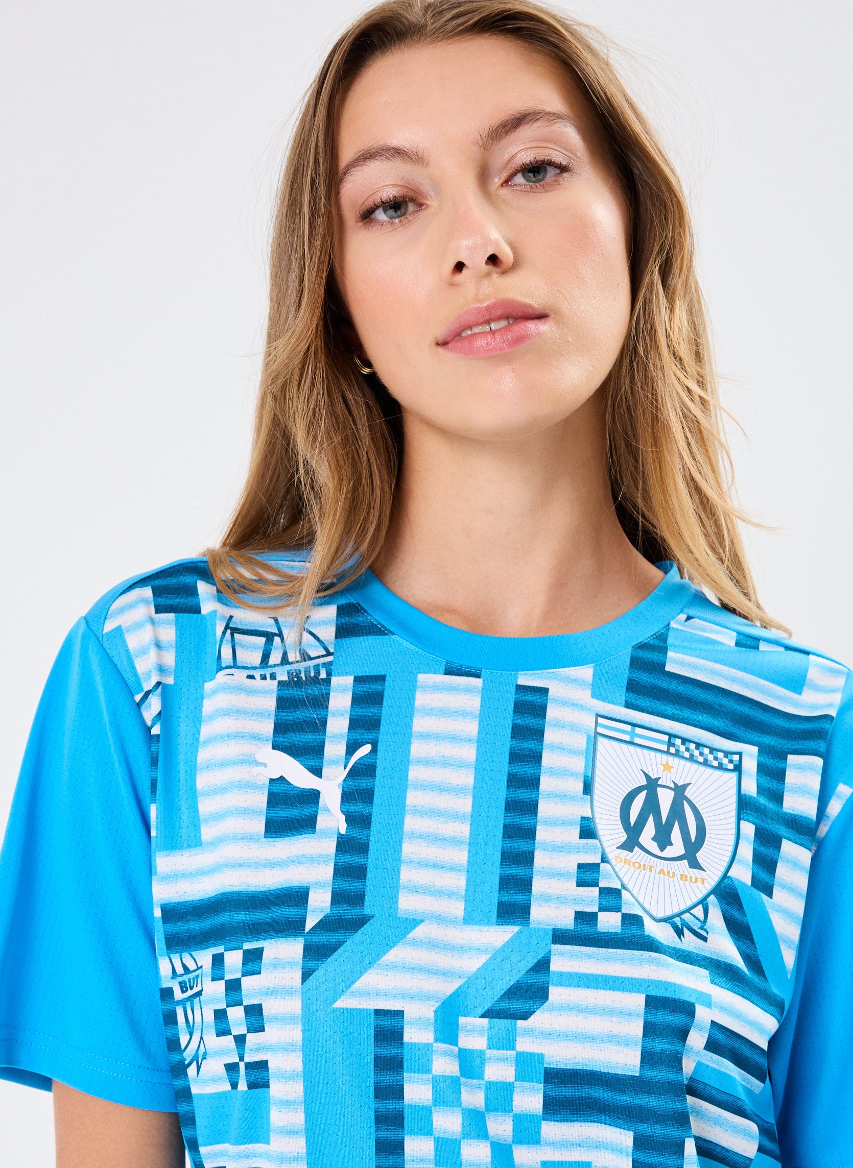Tee-shirts Maillot de foot Olympique de Marseille p femme noir Puma Tee-shirts Maillot de foot Olympique de Marseille p femme noir BLEU AZUR-OCEAN TROPIC