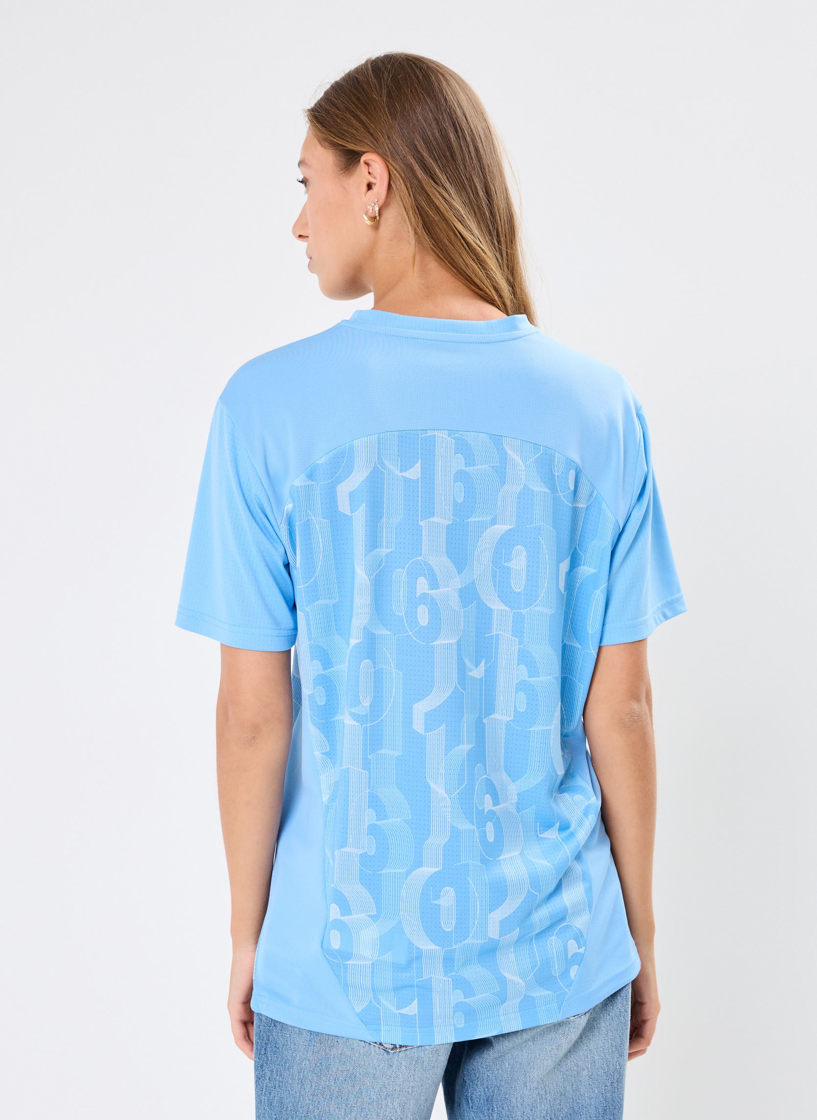 Tee-shirts manches courtes Maillot de foot Manchester City pré-matc femme noir Puma Tee-shirts manches courtes Maillot de foot Manchester City pré-matc femme noir TEAM LIGHT BLUE-PUMA WHITE