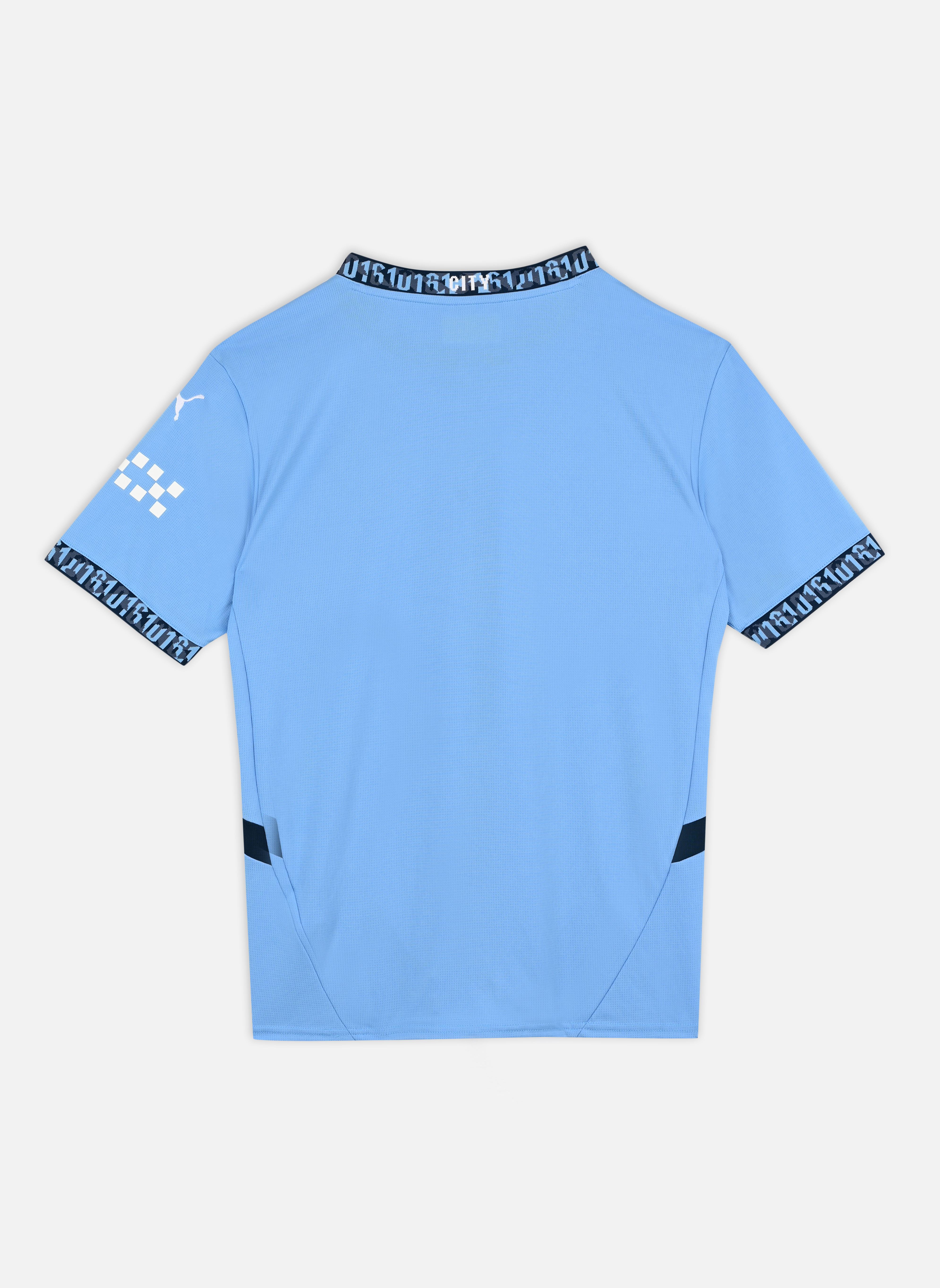 Tee-shirts manches courtes Maillot de foot Manchester City replica femme noir Puma Tee-shirts manches courtes Maillot de foot Manchester City replica femme noir TEAM LIGHT BLUE-MARINE BLUE