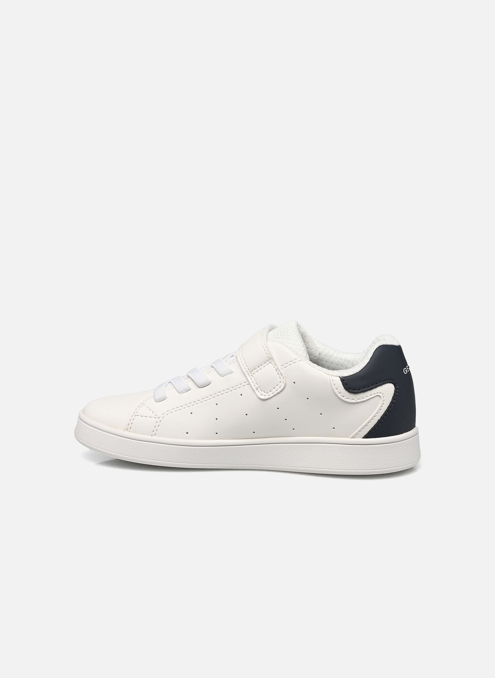Baskets basses J Eclyper Boy garçon blanc Geox Baskets basses J Eclyper Boy garçon blanc Blanc / Bleu Marine