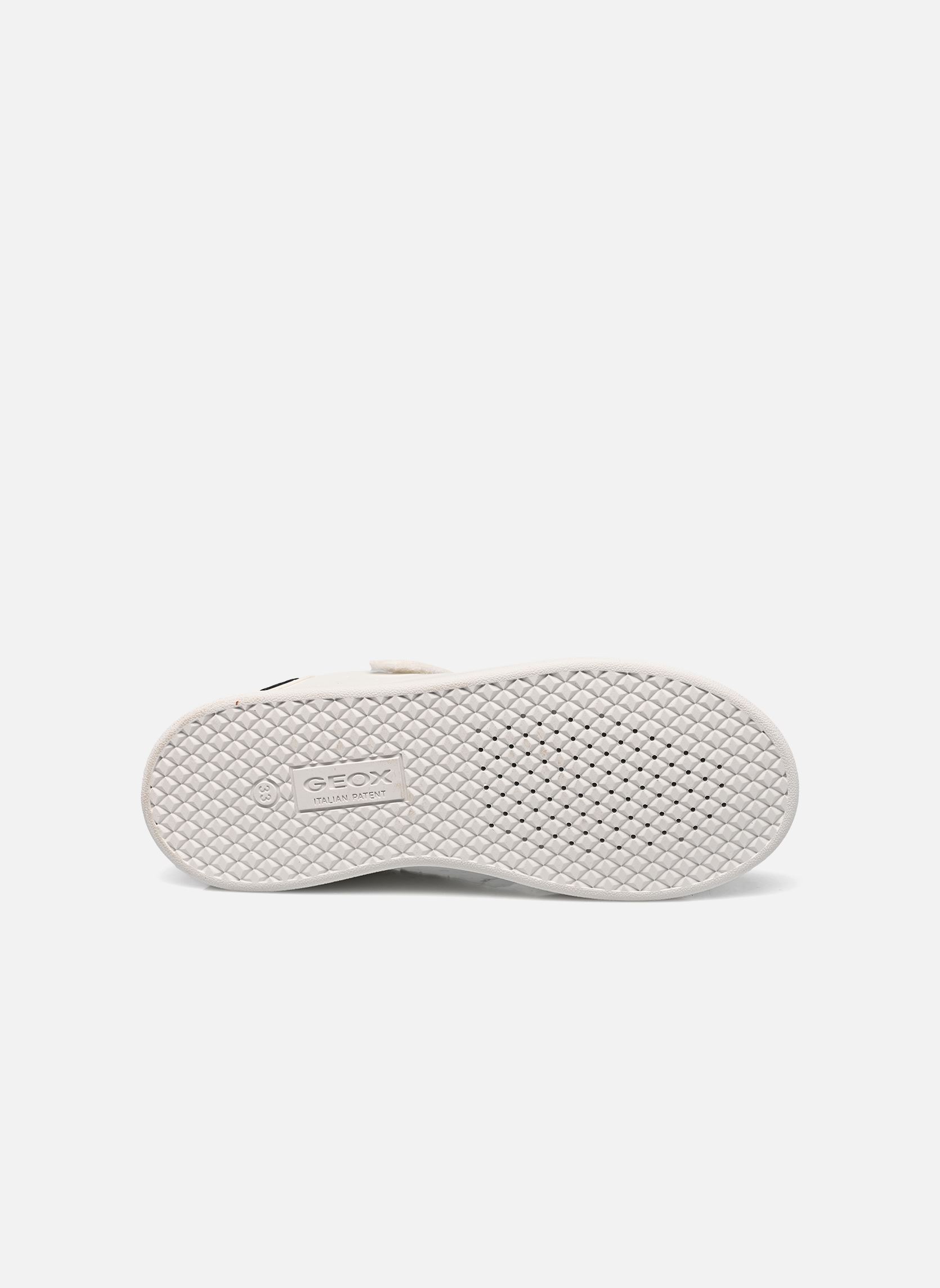 Baskets basses J Eclyper Boy garçon blanc Geox Baskets basses J Eclyper Boy garçon blanc Blanc / Bleu Marine