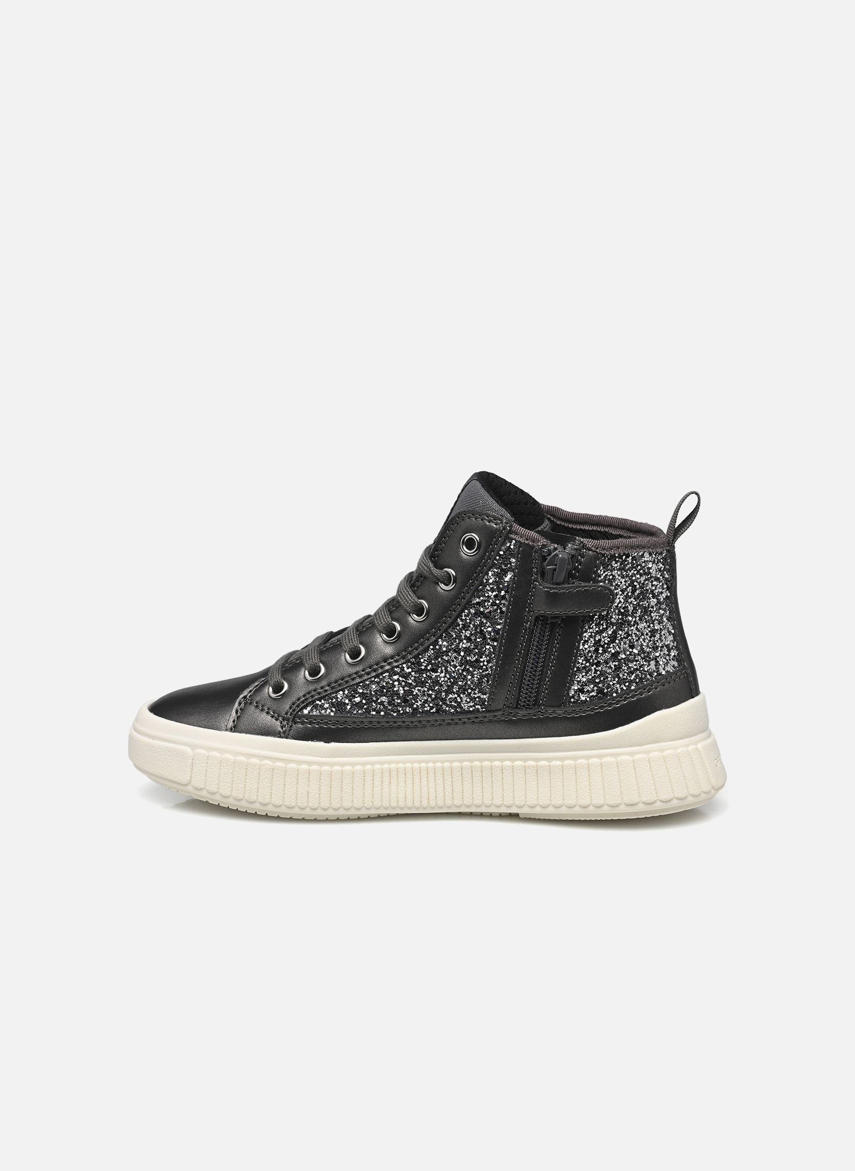 Baskets hautes J Laquinny Girl fille argent Geox Baskets hautes J Laquinny Girl fille argent Argent Foncé