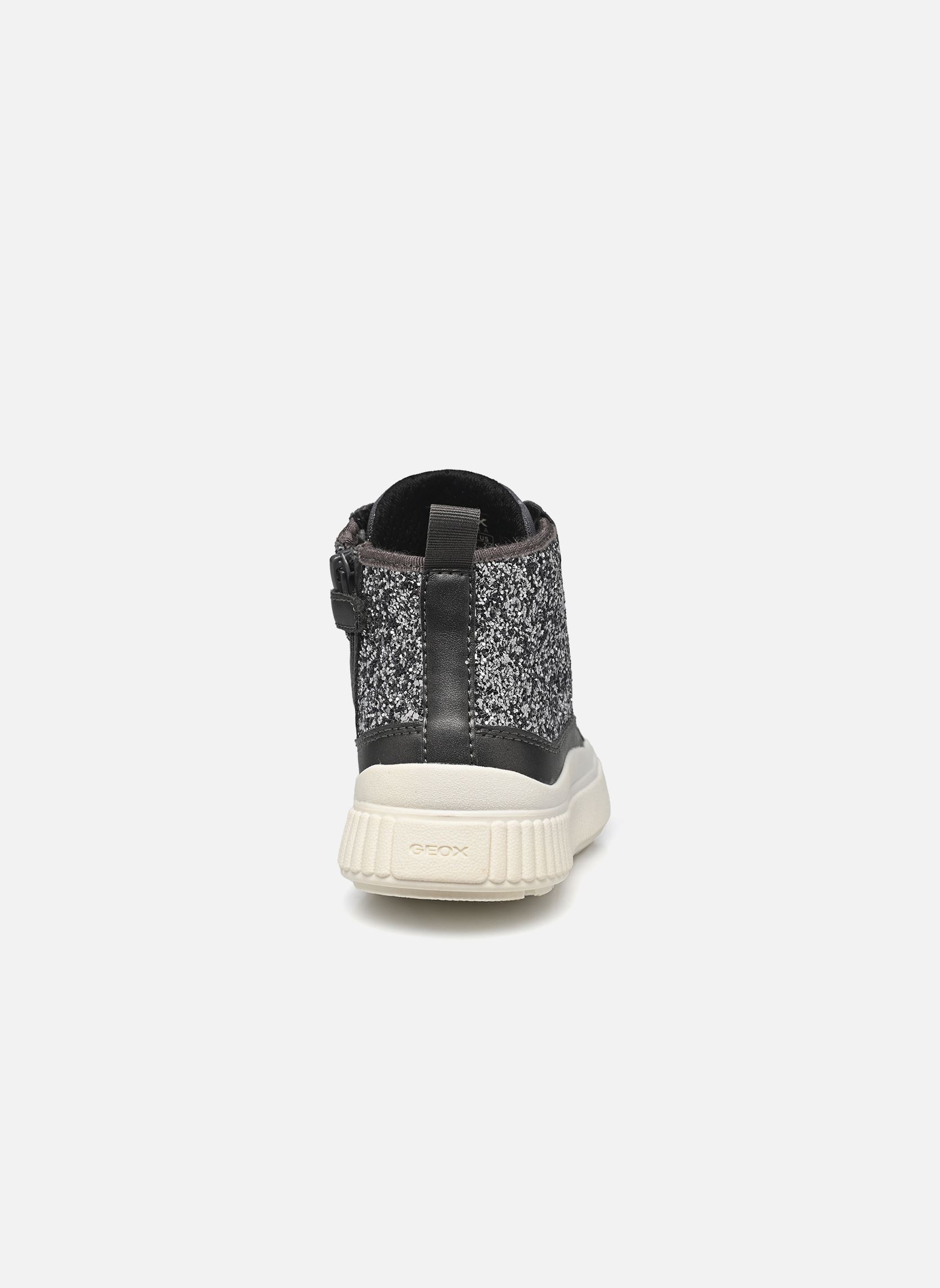 Baskets hautes J Laquinny Girl fille argent Geox Baskets hautes J Laquinny Girl fille argent Argent Foncé