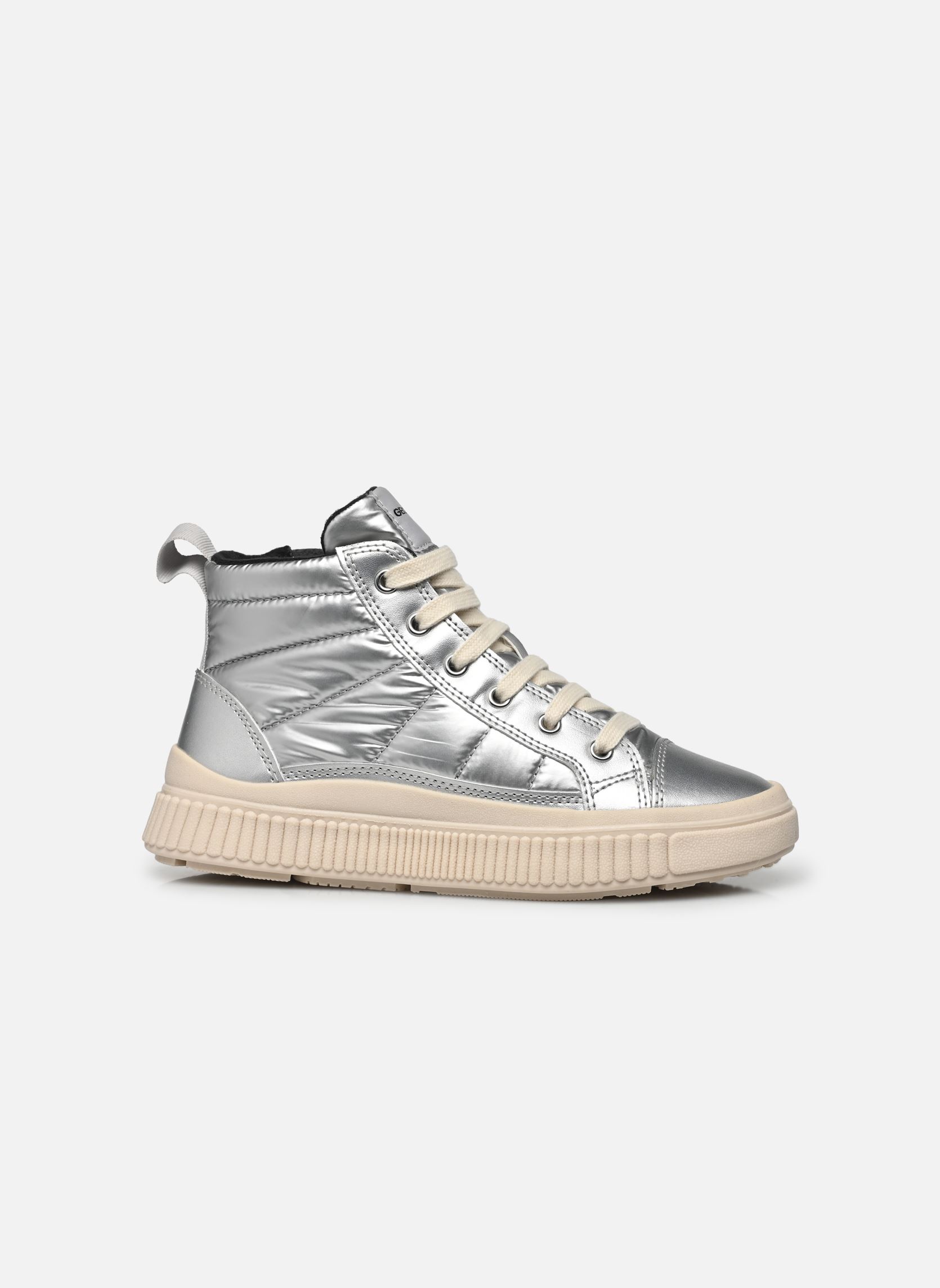 Sneakers alte J Laquinny Girl bambina argento Geox Sneakers alte J Laquinny Girl bambina argento Argent