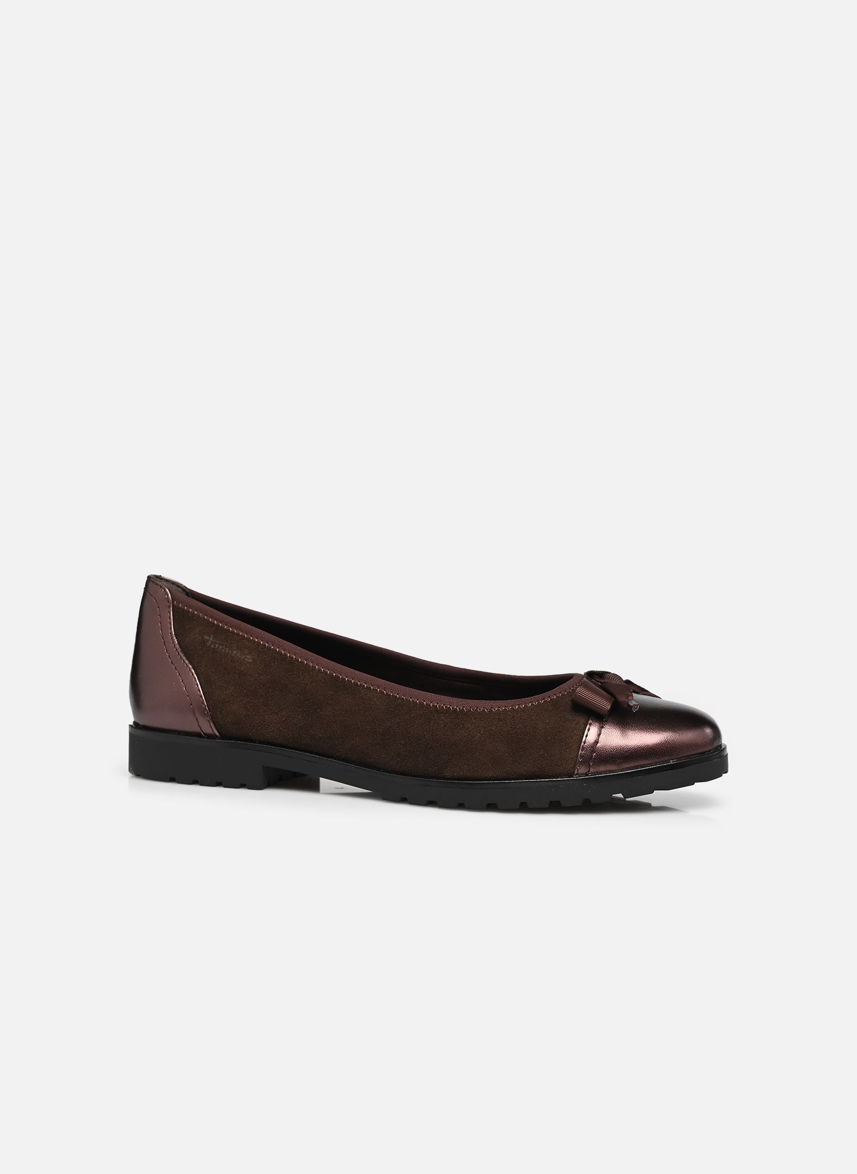 Klassische Ballerinas 22126-43 damen braun Tamaris Klassische Ballerinas 22126-43 damen braun MOCCA SUEDE
