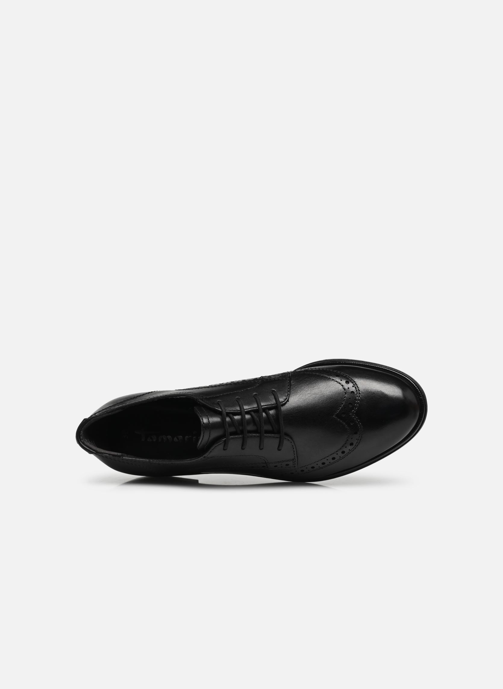 Derbys 23290-43 damen schwarz Tamaris Derbys 23290-43 damen schwarz BLACK LEATHER