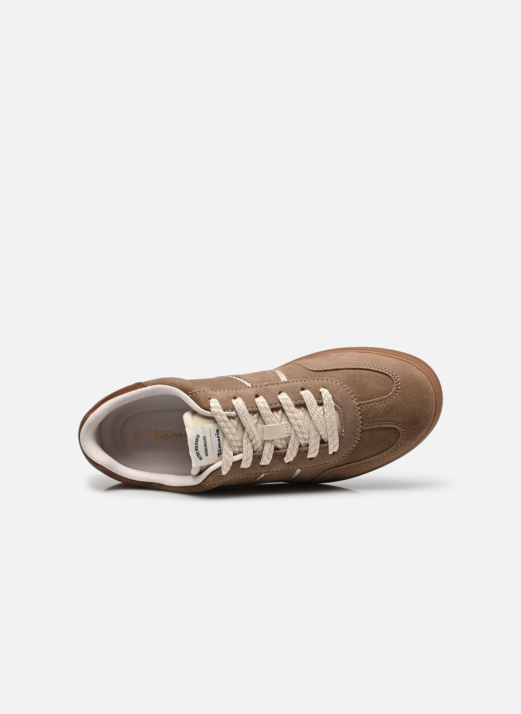 Lage sneakers 23624-43 dames bruin Tamaris Lage sneakers 23624-43 dames bruin TAUPE