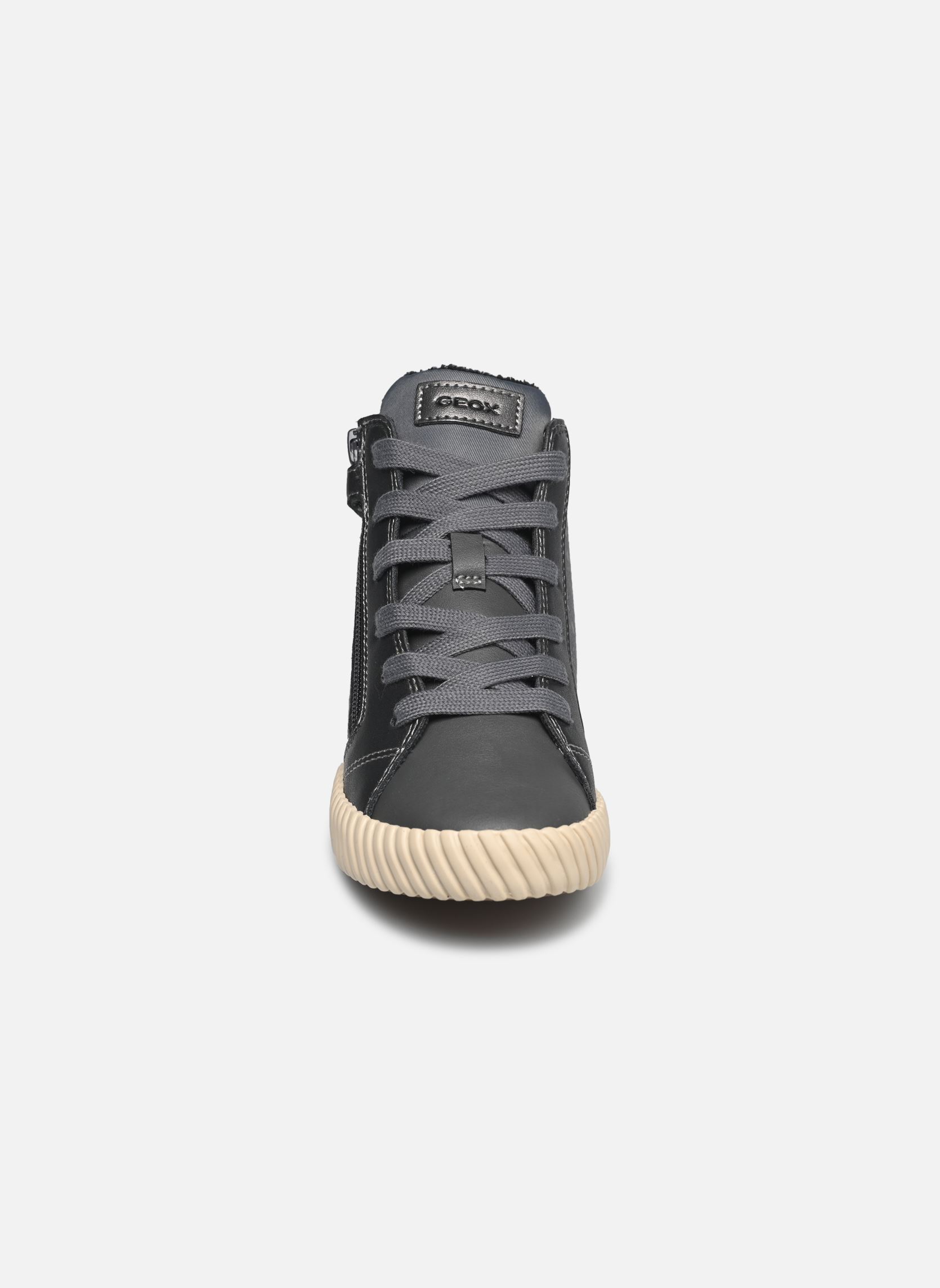 Baskets hautes J Mirroless Girl fille gris Geox Baskets hautes J Mirroless Girl fille gris Gris Foncé