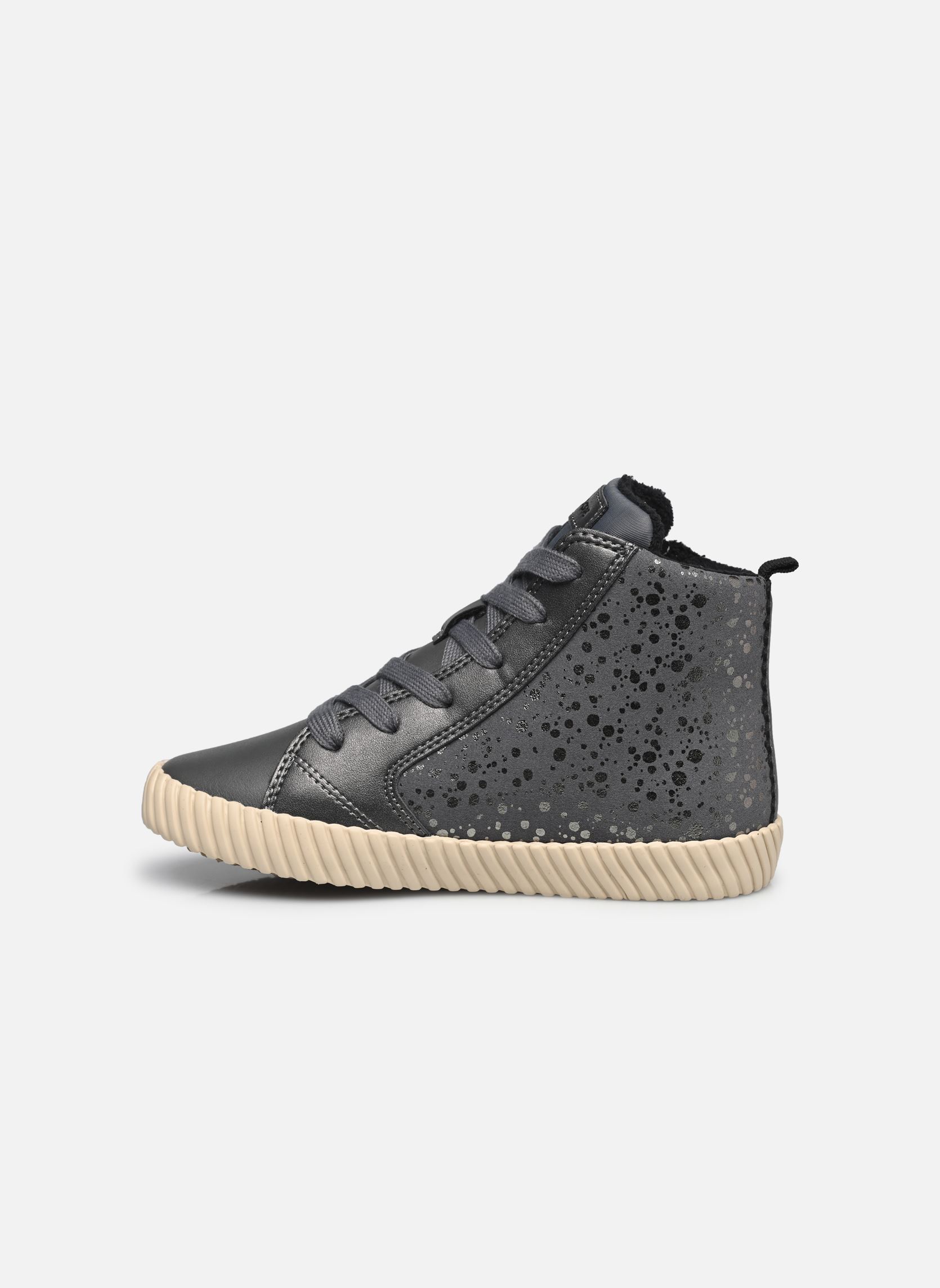 Baskets hautes J Mirroless Girl fille gris Geox Baskets hautes J Mirroless Girl fille gris Gris Foncé