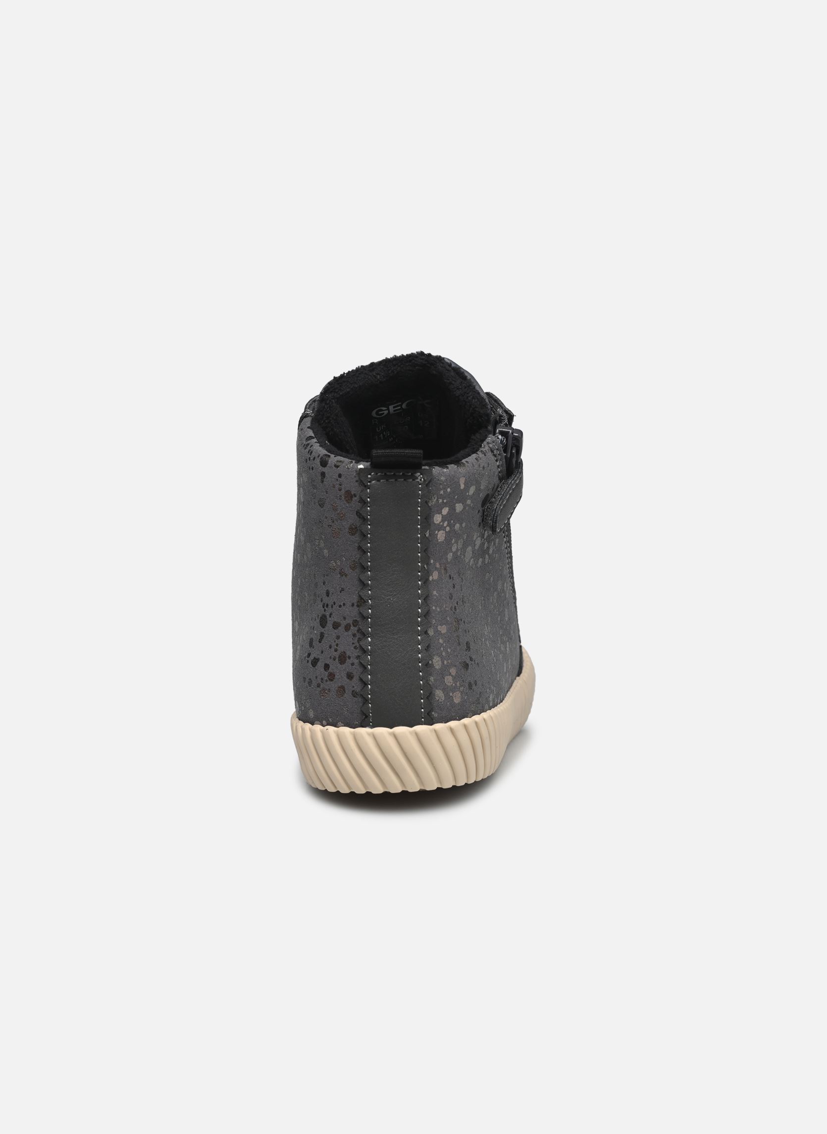 Baskets hautes J Mirroless Girl fille gris Geox Baskets hautes J Mirroless Girl fille gris Gris Foncé