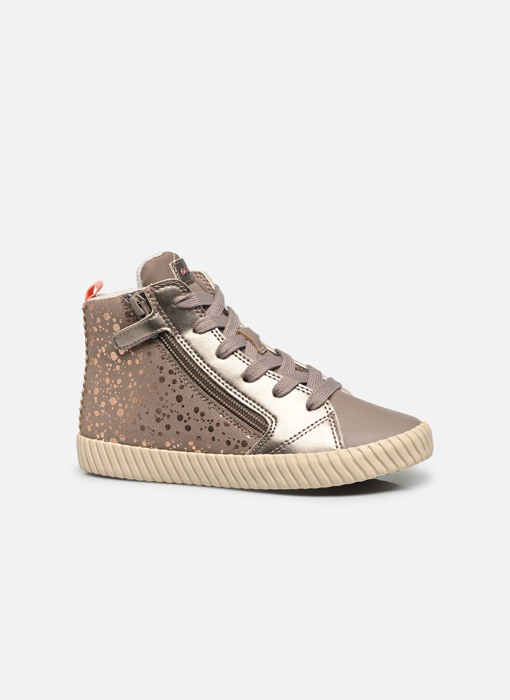 Baskets hautes J Mirroless Girl fille beige Geox Baskets hautes J Mirroless Girl fille beige Beige Foncé