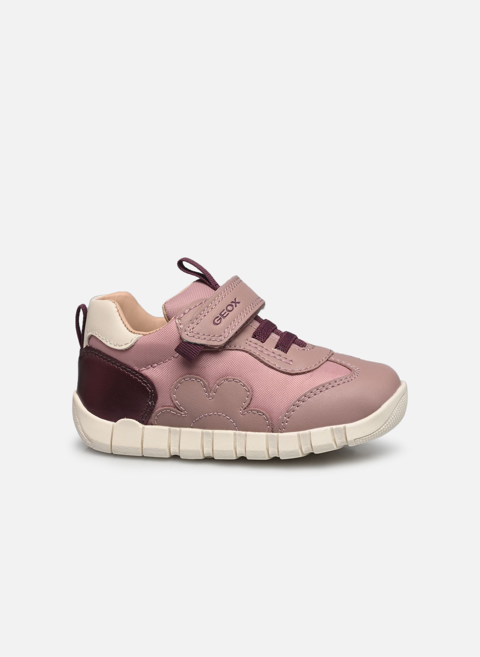 Lage sneakers B Iupidoo Girl meisjes roze Geox Lage sneakers B Iupidoo Girl meisjes roze Antique Rose/Prune