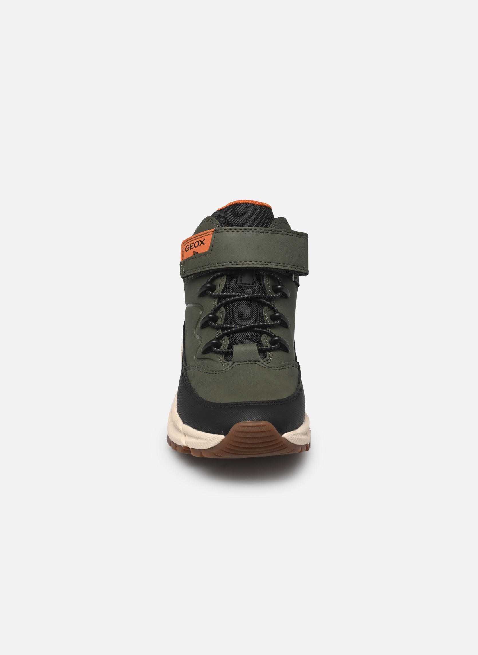 Bottines J Flexyper Plus Boy vert Geox Bottines J Flexyper Plus Boy vert MILITAIRE/ORANGE