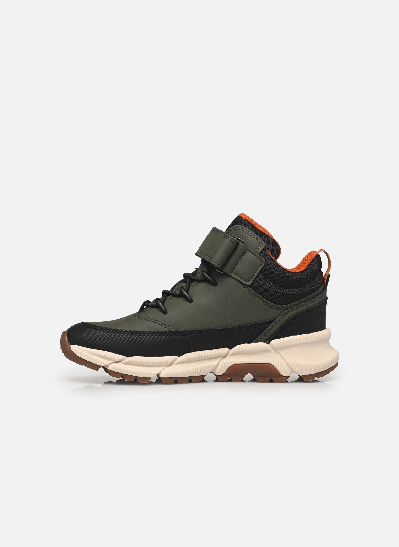 Bottines J Flexyper Plus Boy vert Geox Bottines J Flexyper Plus Boy vert MILITAIRE/ORANGE