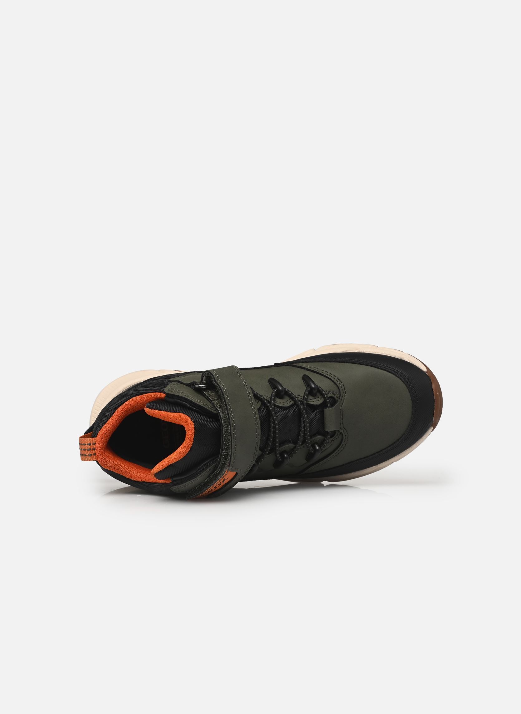 Bottines J Flexyper Plus Boy vert Geox Bottines J Flexyper Plus Boy vert MILITAIRE/ORANGE