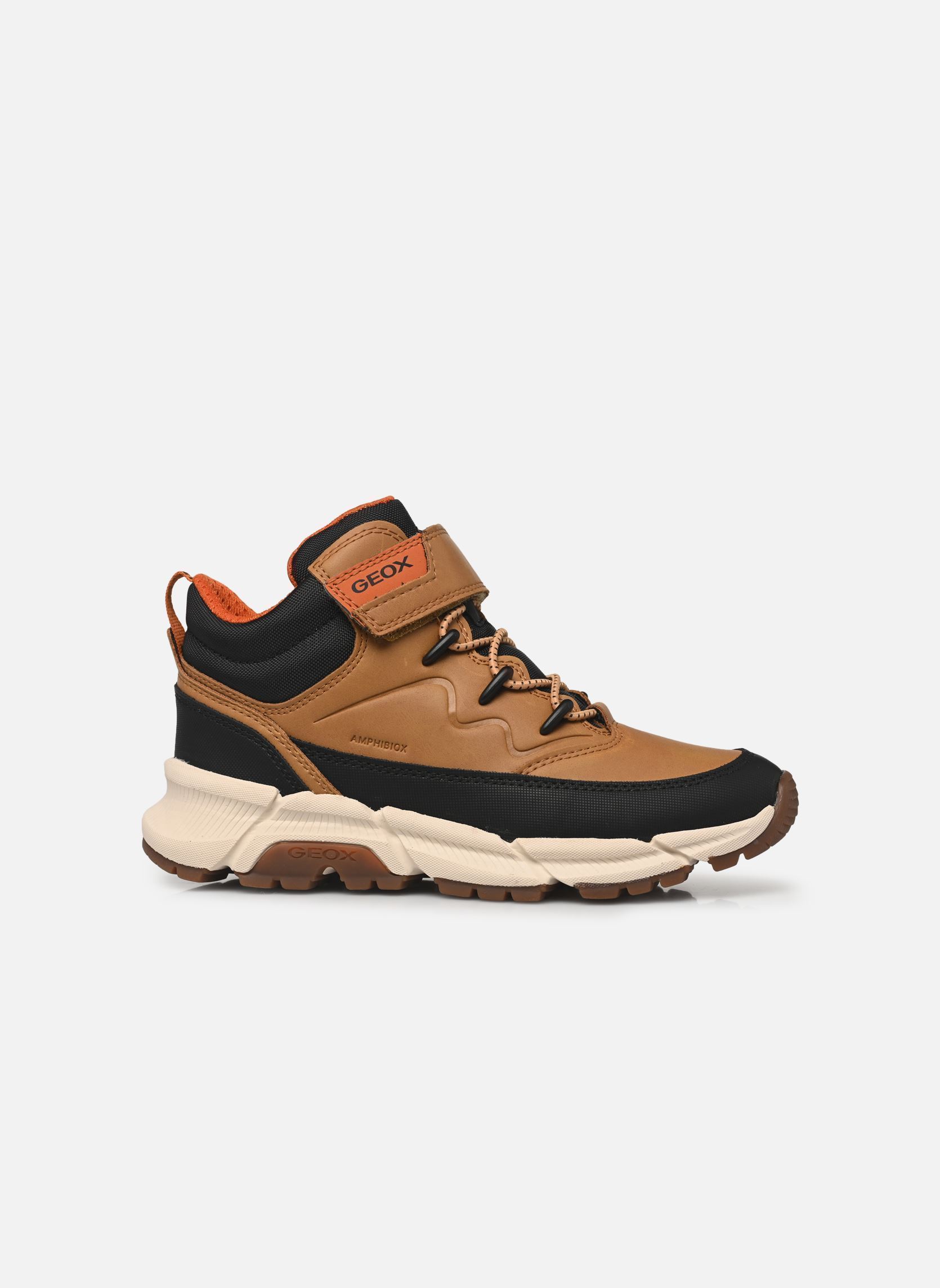 Bottines J Flexyper Plus Boy jaune Geox Bottines J Flexyper Plus Boy jaune DK YELLOW/BLACK