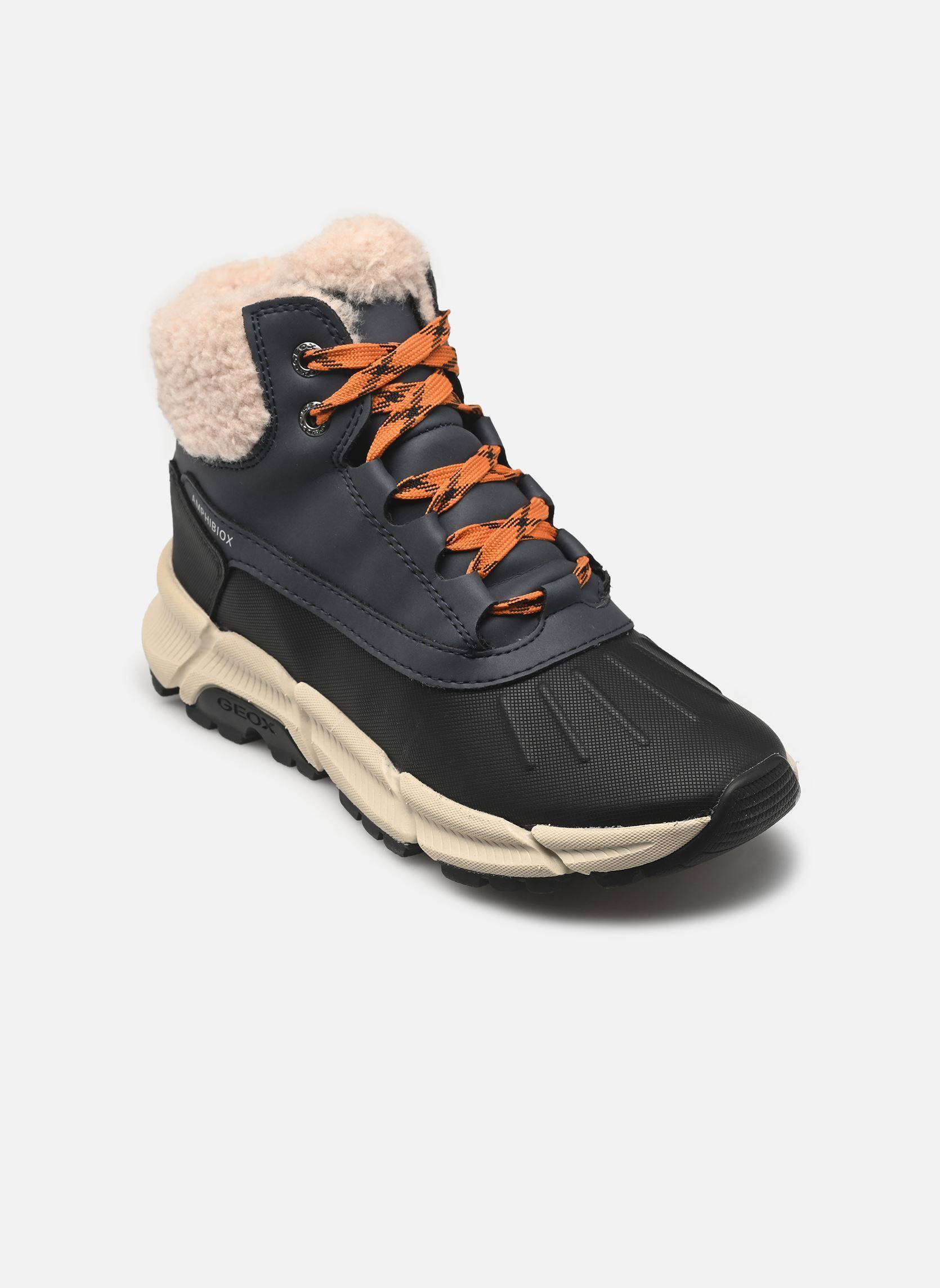 Stiefeletten / Ankle Boots J Flexyper Plus Boy blau Geox Stiefeletten / Ankle Boots J Flexyper Plus Boy blau BL MAR/ORANGE FONCÉ