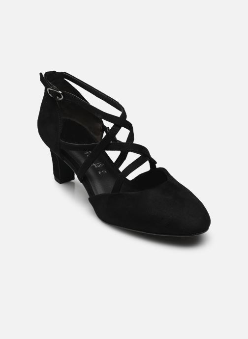 Bandolino Tad Décolleté Donna, Punta Mandorla, Nero, 37 EU, Con Zeppa