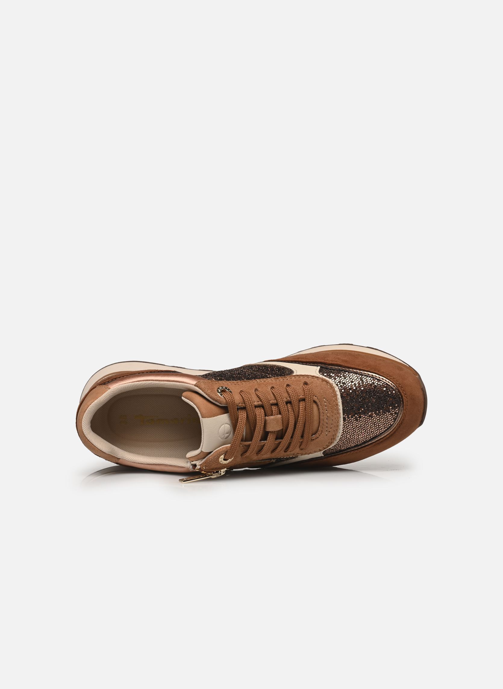 Baskets basses 23726-43 femme marron Tamaris Baskets basses 23726-43 femme marron COGNAC COMB