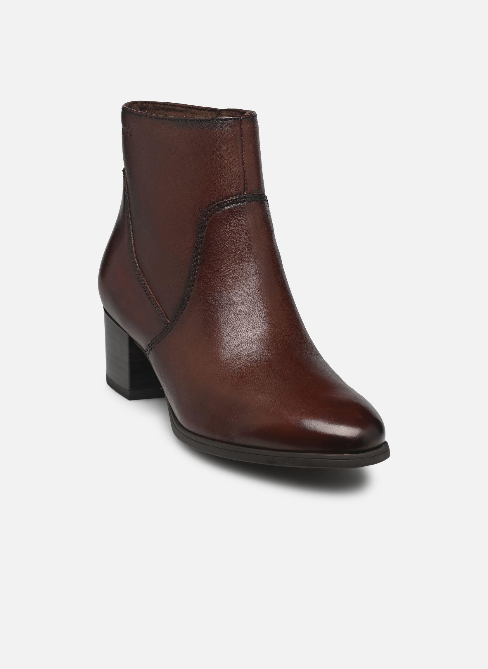 Bottines et boots 25032-43 femme marron Tamaris Bottines et boots 25032-43 femme marron COGNAC LEATHER