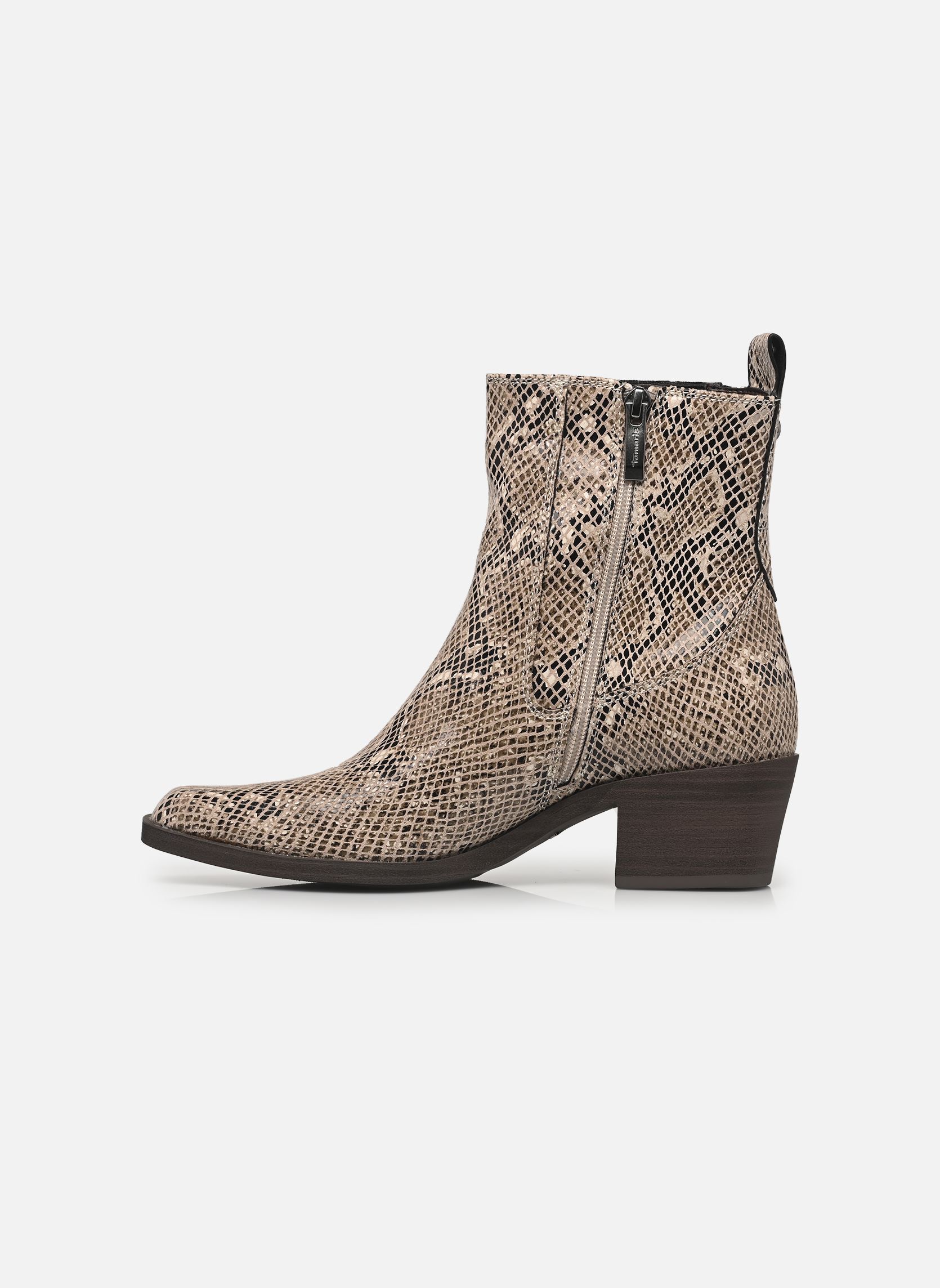 Bottines et boots 25311-43 femme beige Tamaris Bottines et boots 25311-43 femme beige BEIGE SNAKE