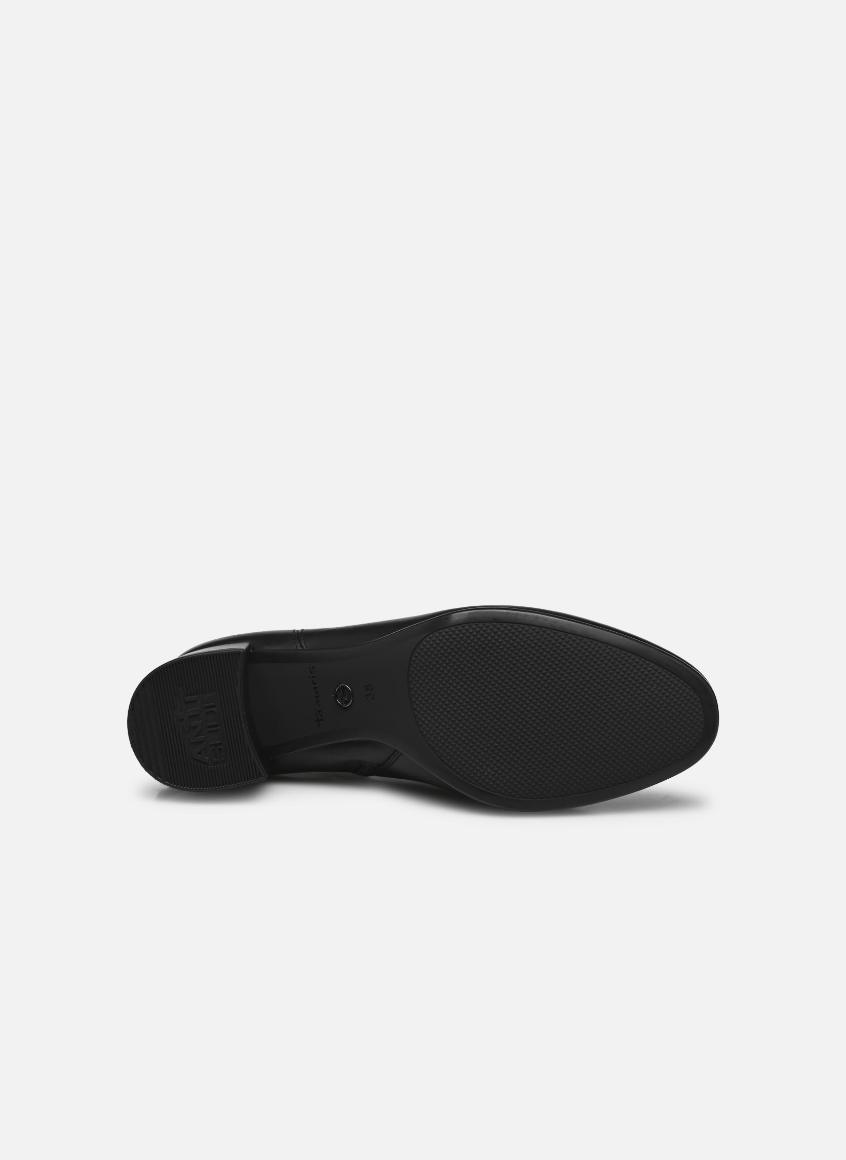Tamaris - Dames enkellaarsjes zwart | Schuurman Schoenen