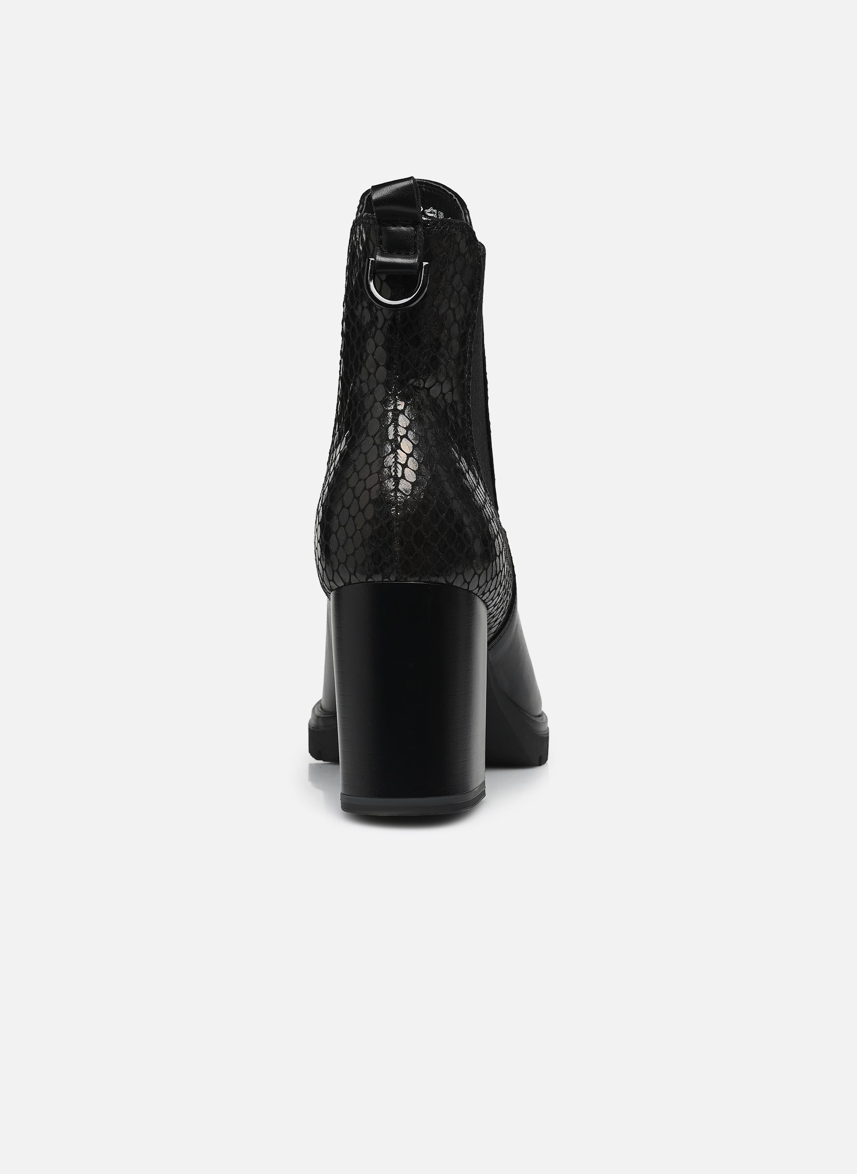 Enkellaarzen en boots 25351-41 dames zwart Tamaris Enkellaarzen en boots 25351-41 dames zwart BLACK/STRUCT.
