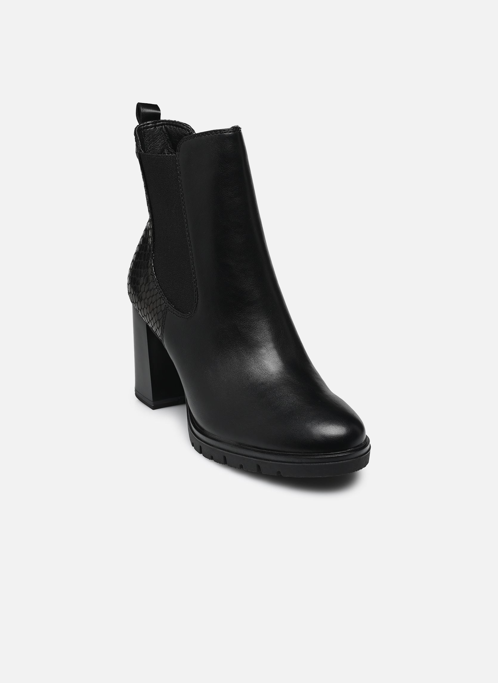 Enkellaarzen en boots 25351-41 dames zwart Tamaris Enkellaarzen en boots 25351-41 dames zwart BLACK/STRUCT.